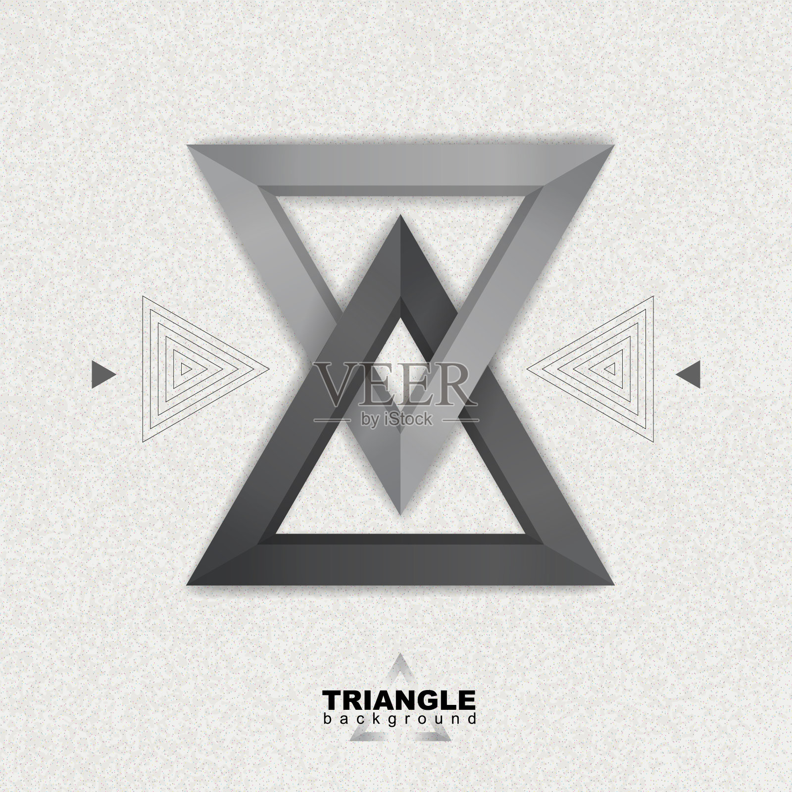 抽象的潮人多边形三角形背景。三角形模式的背景。插画图片素材