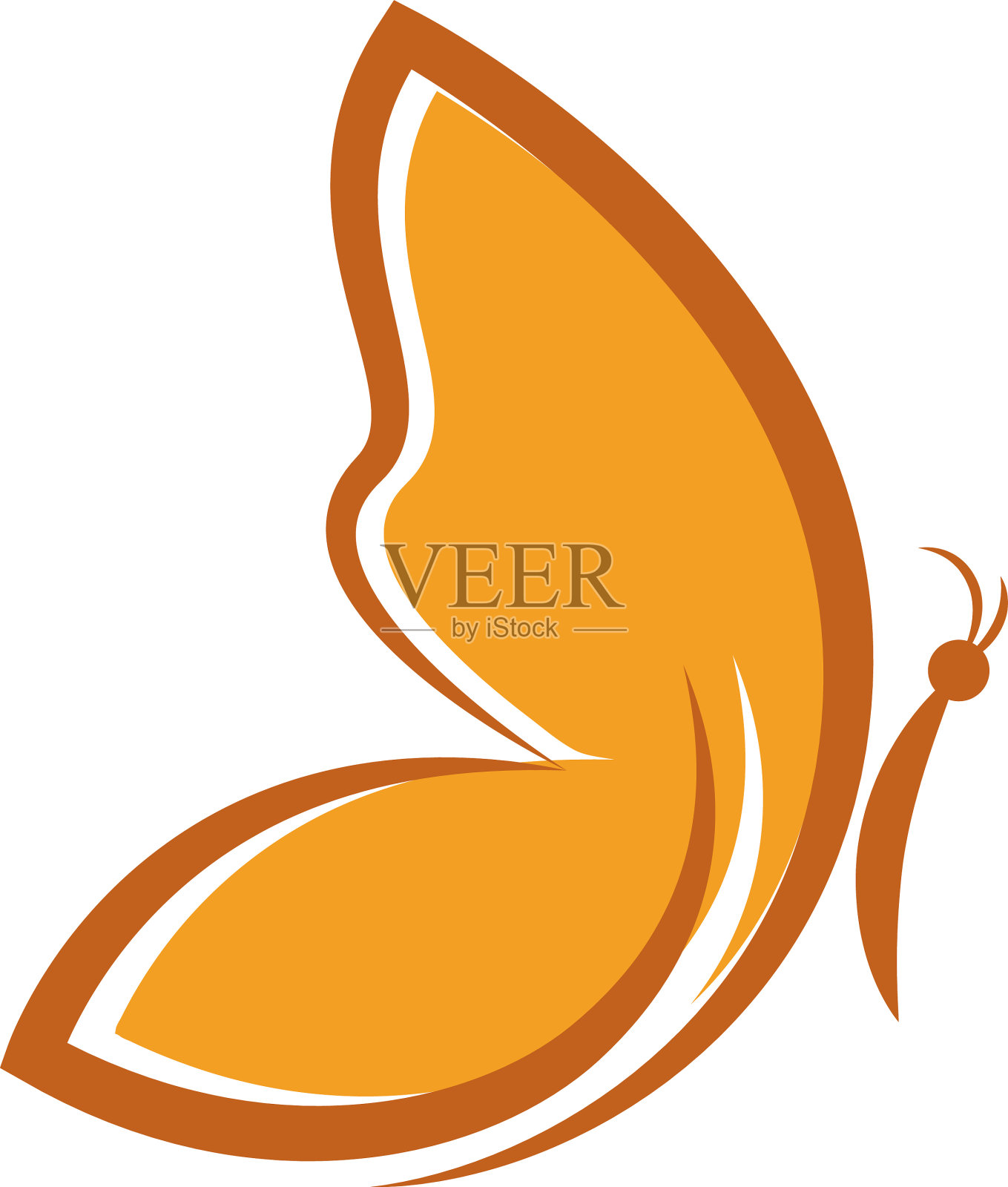 美丽蝴蝶图标设计设计元素图片