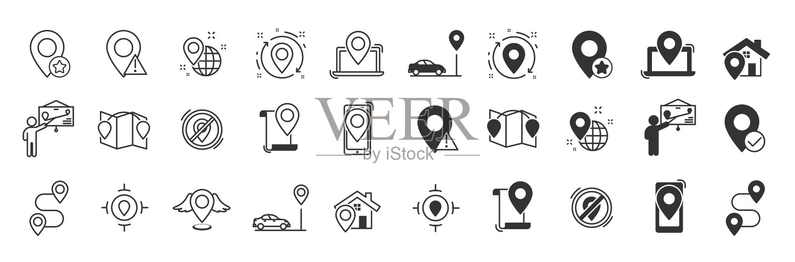 导航图标设置图标素材