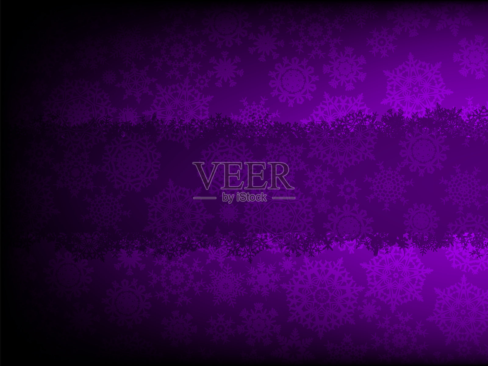 紫罗兰圣诞卡片模板。EPS 8插画图片素材