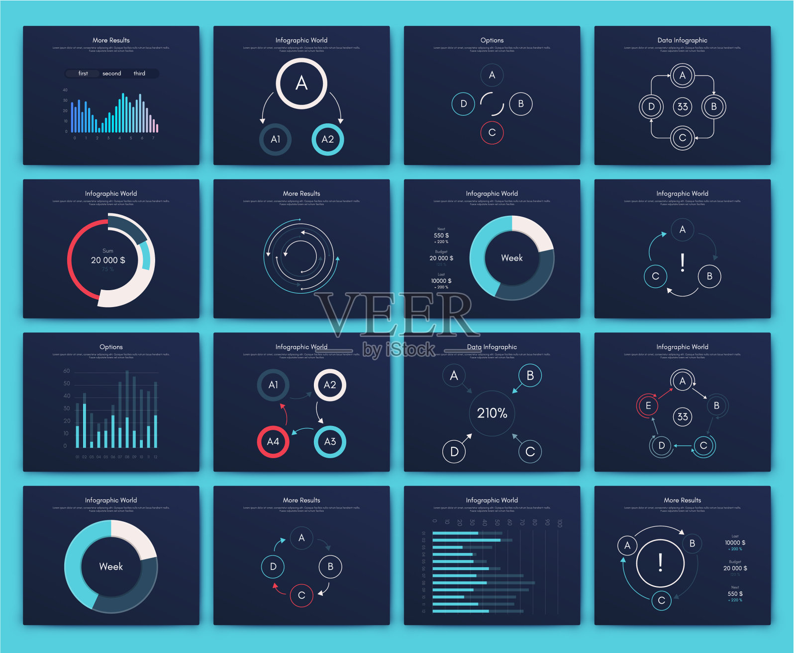 大集信息图形元素eps10股票图标素材