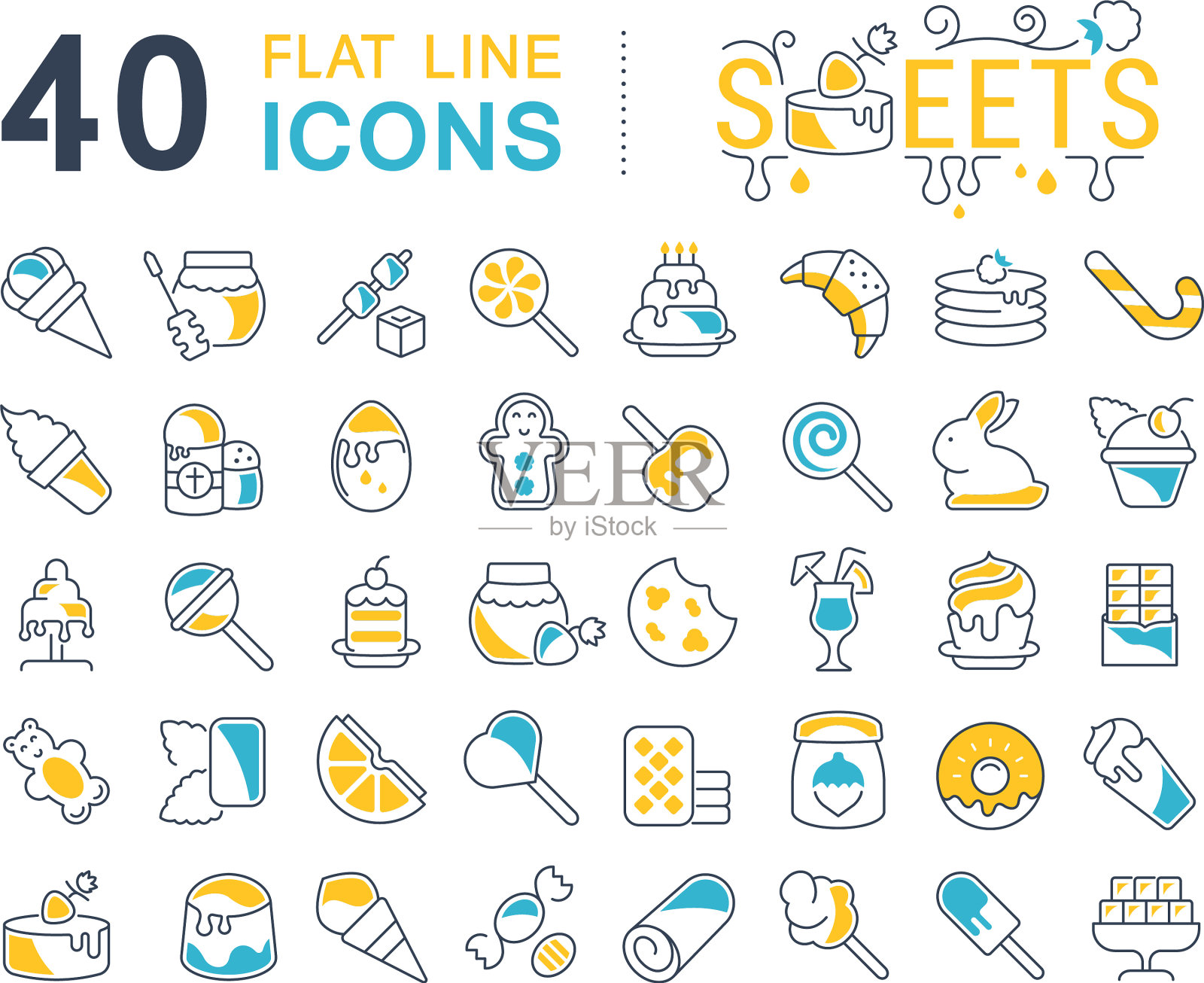 设置线条图标图标素材