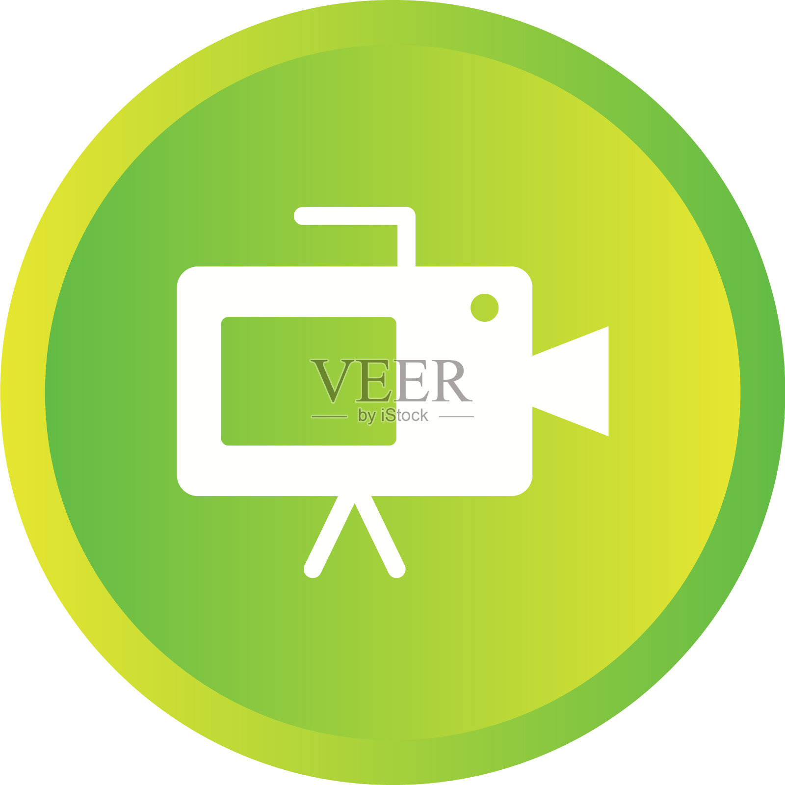 美丽的摄像机字形图标图标素材