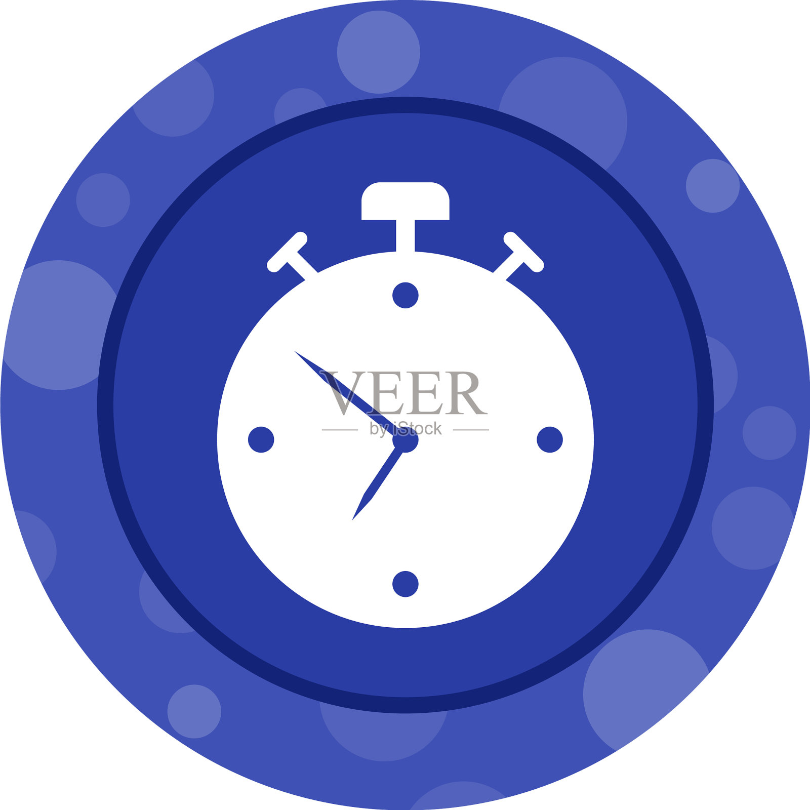 美丽的计时器字形图标插画图片素材