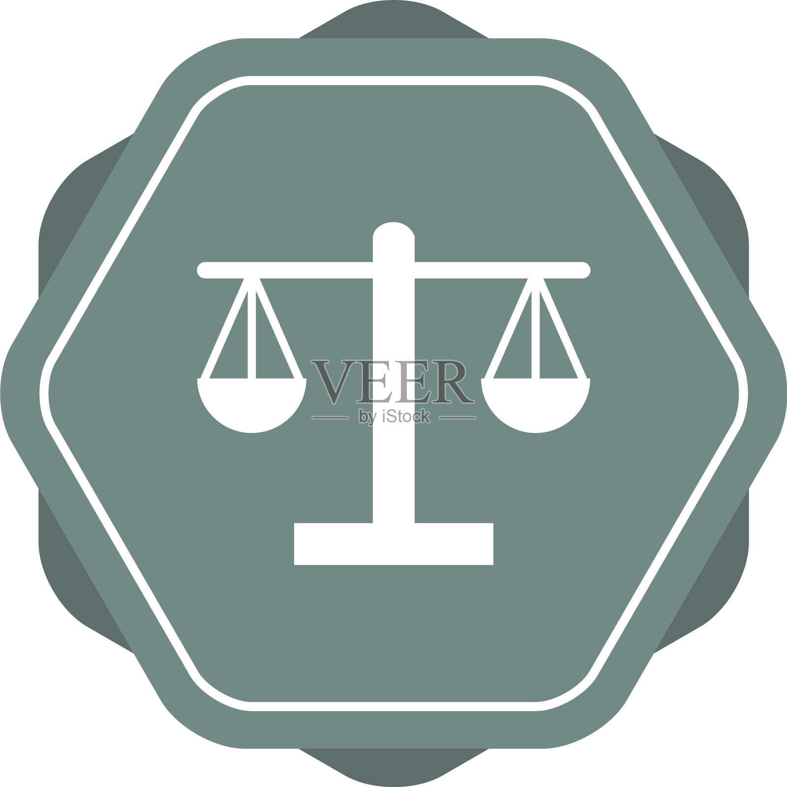 独特的平衡字形图标图标素材