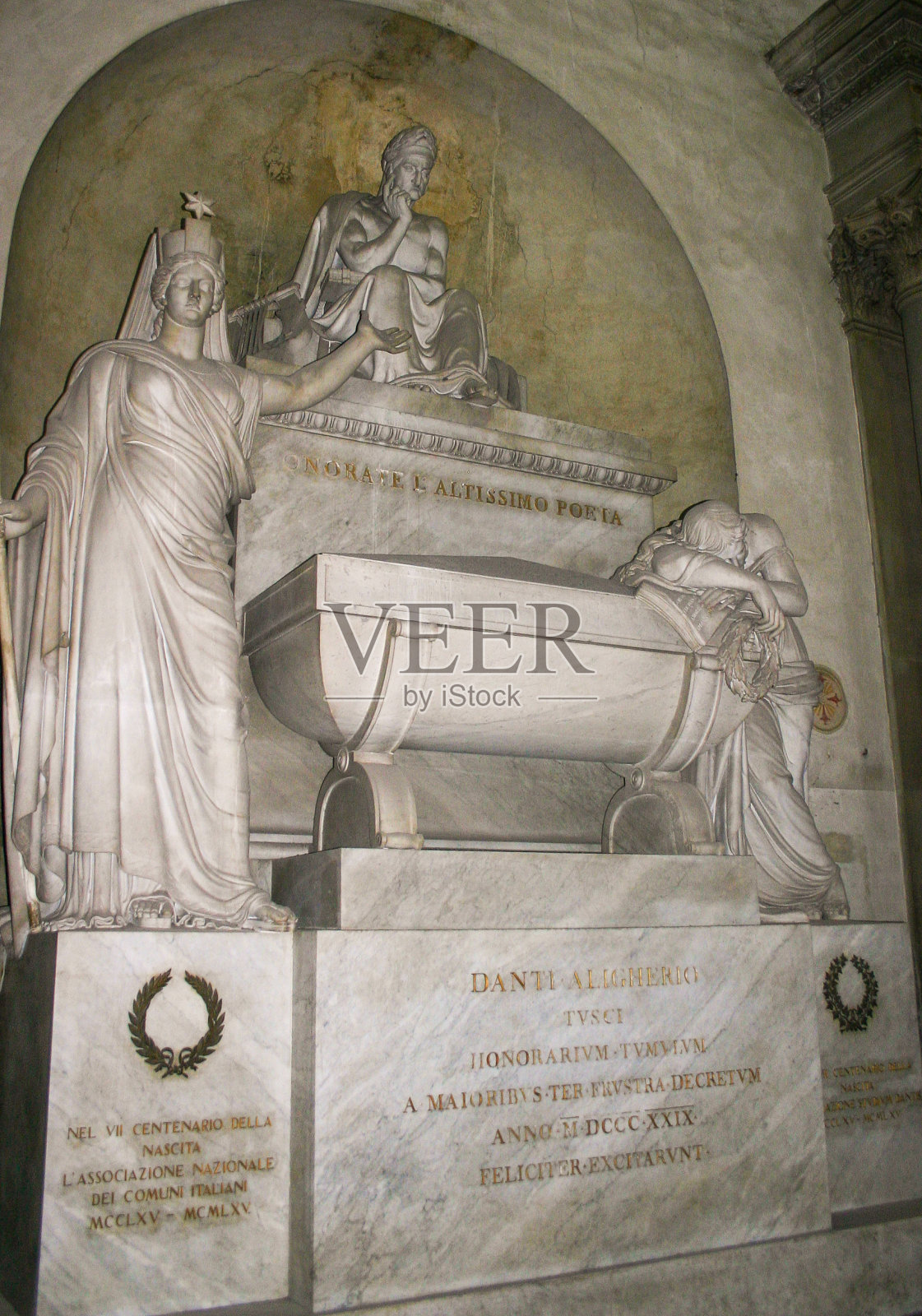 意大利佛罗伦萨的但丁墓照片摄影图片