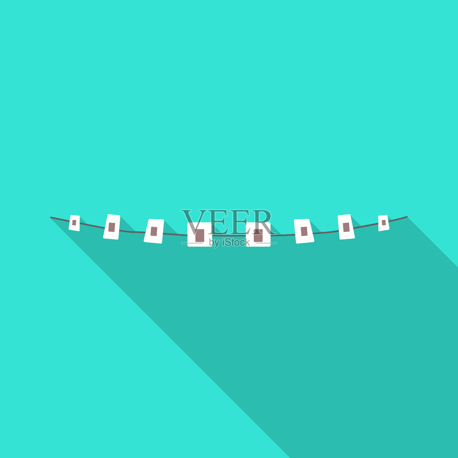 隔离对象括号和大括号符号插画图片素材