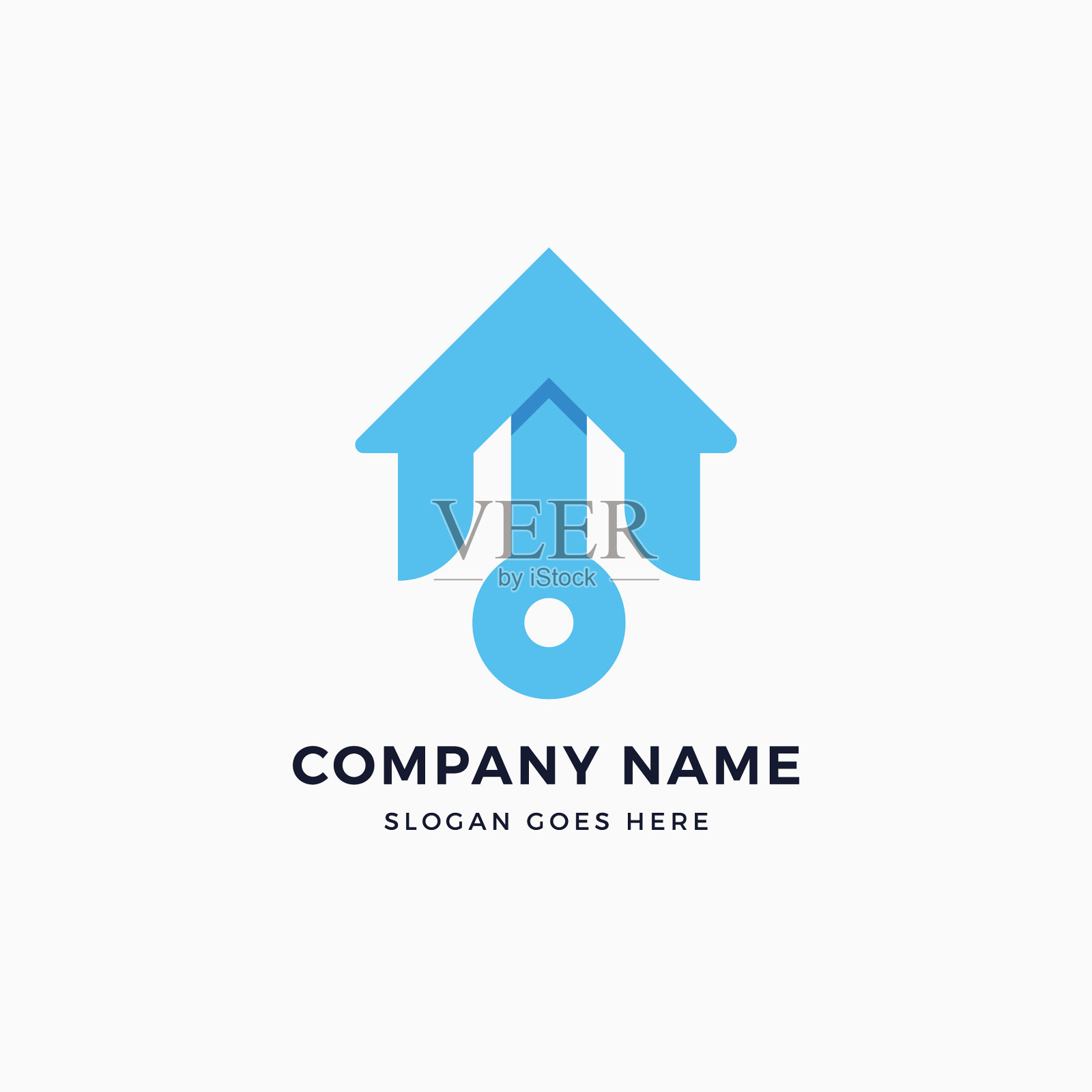 箭头线标志设计模板插画图片素材