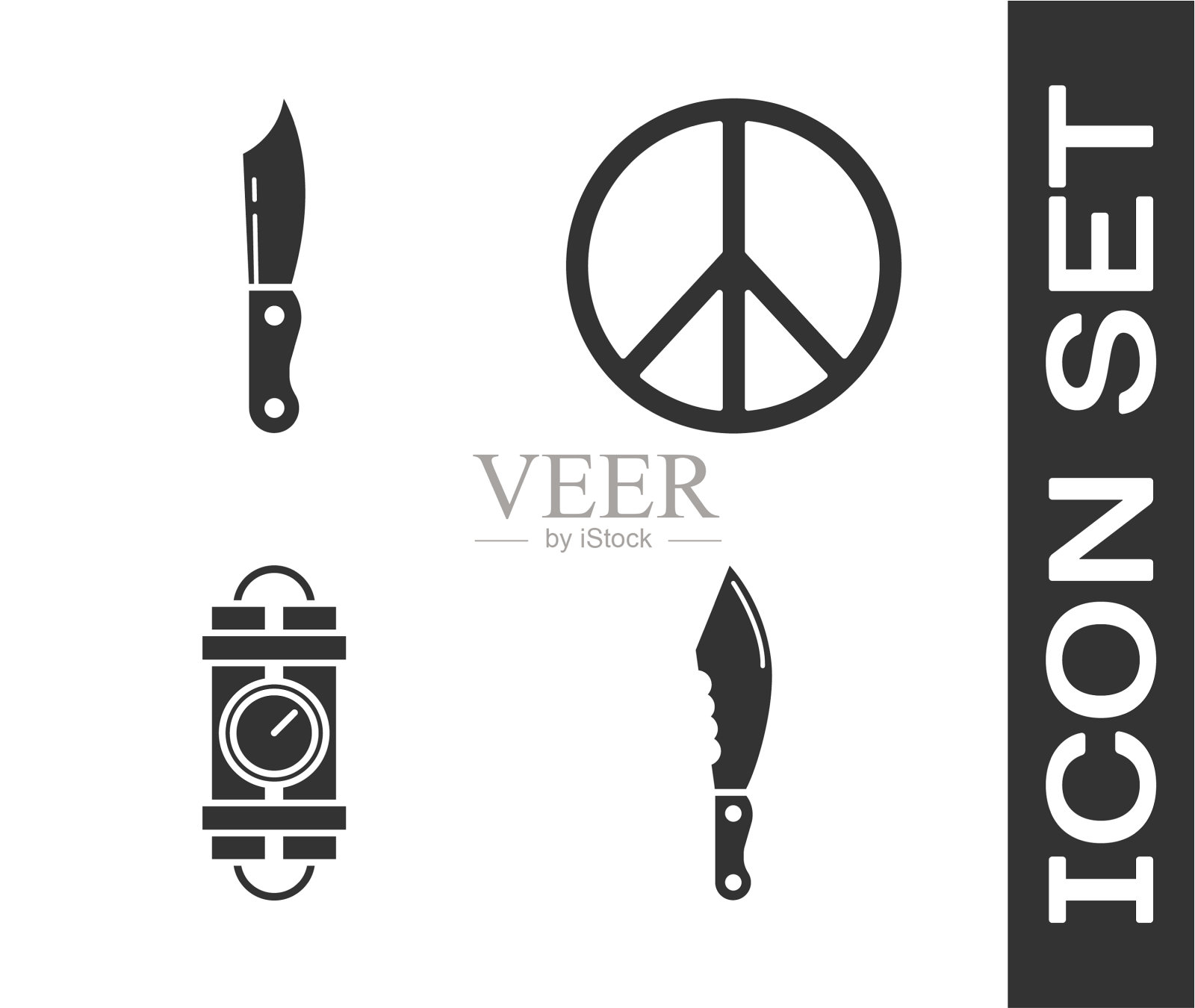 设军刀军刀引爆图标素材