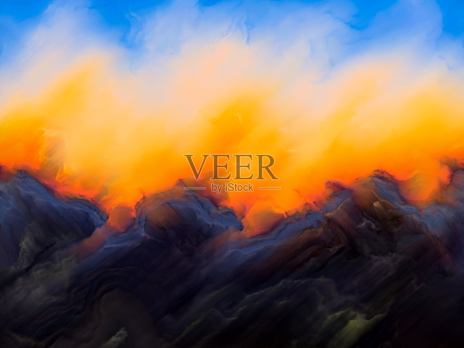 Cloudscape之外插画图片素材