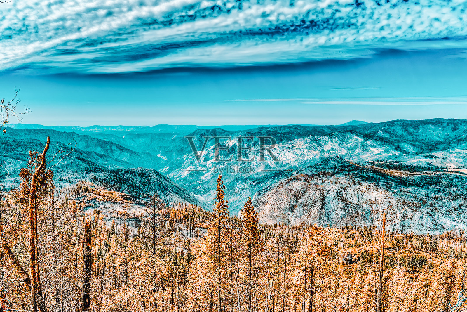 壮丽的美国国家自然公园-约塞米蒂。照片摄影图片