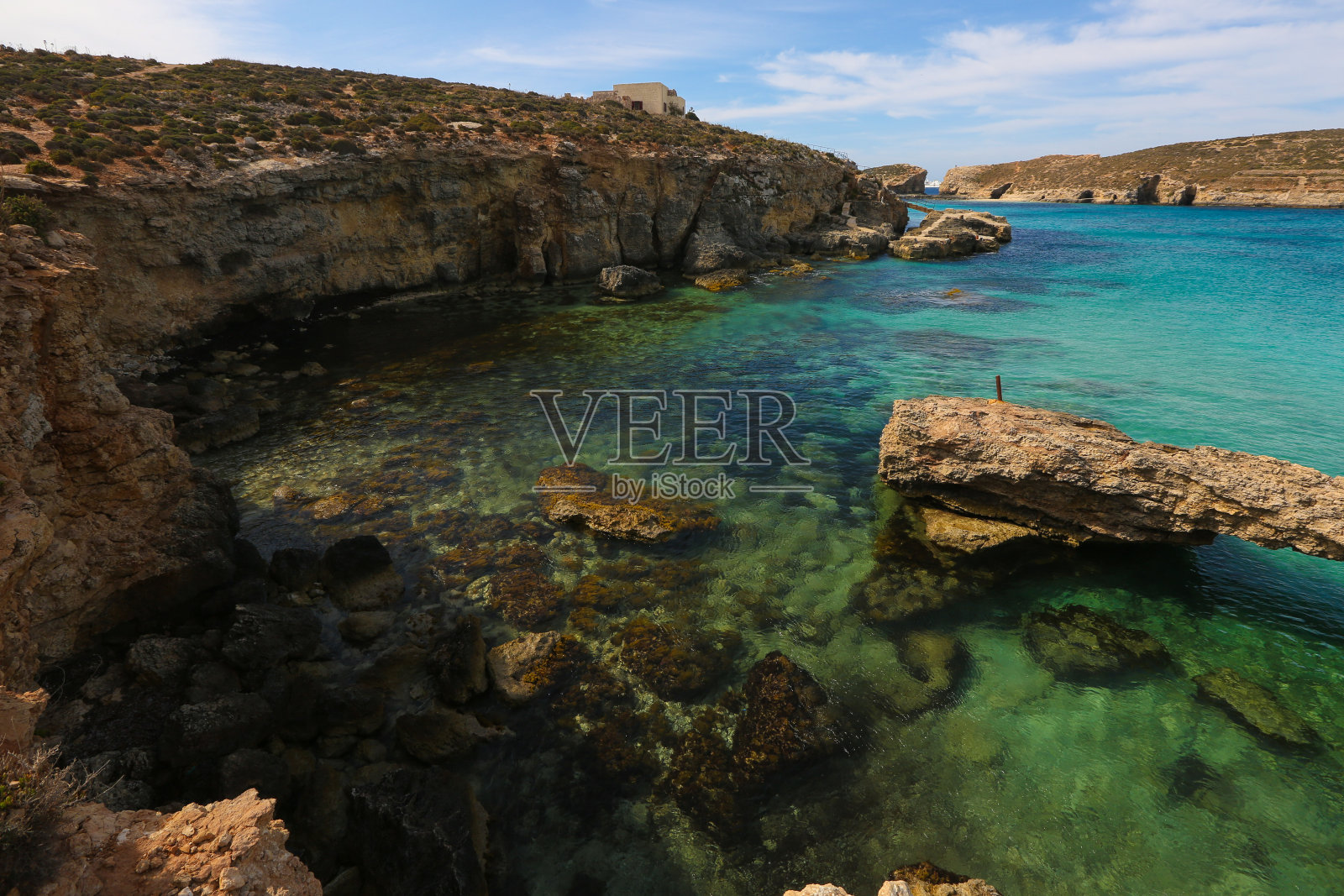 海景,美丽的蓝色海水照片摄影图片