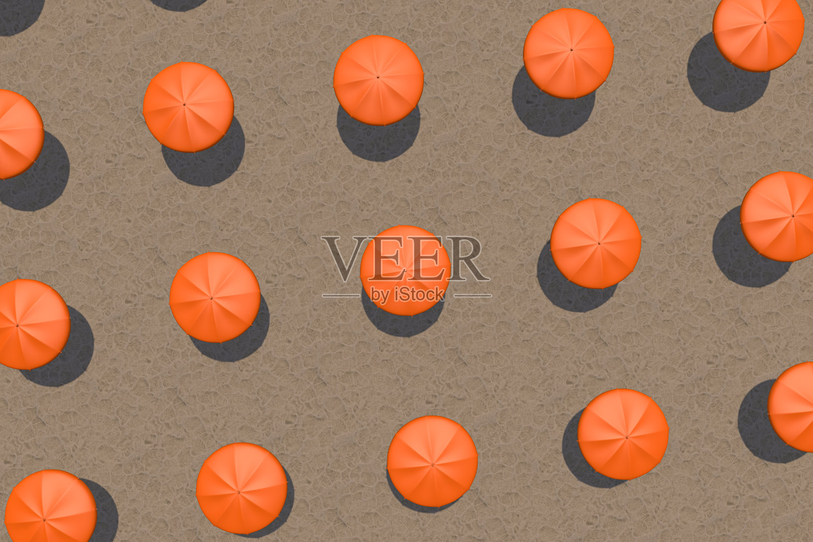 夏季概念的3D渲染。照片摄影图片