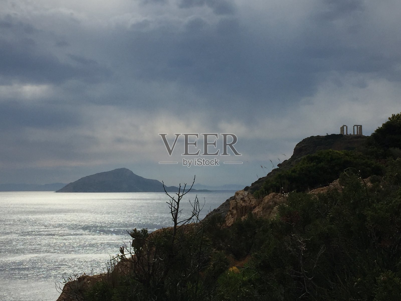 波塞冬神庙-希腊山水海照片摄影图片