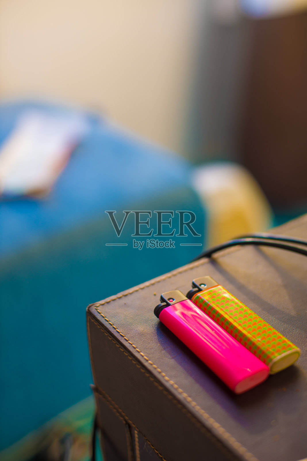 西班牙巴塞罗那的打火机照片摄影图片