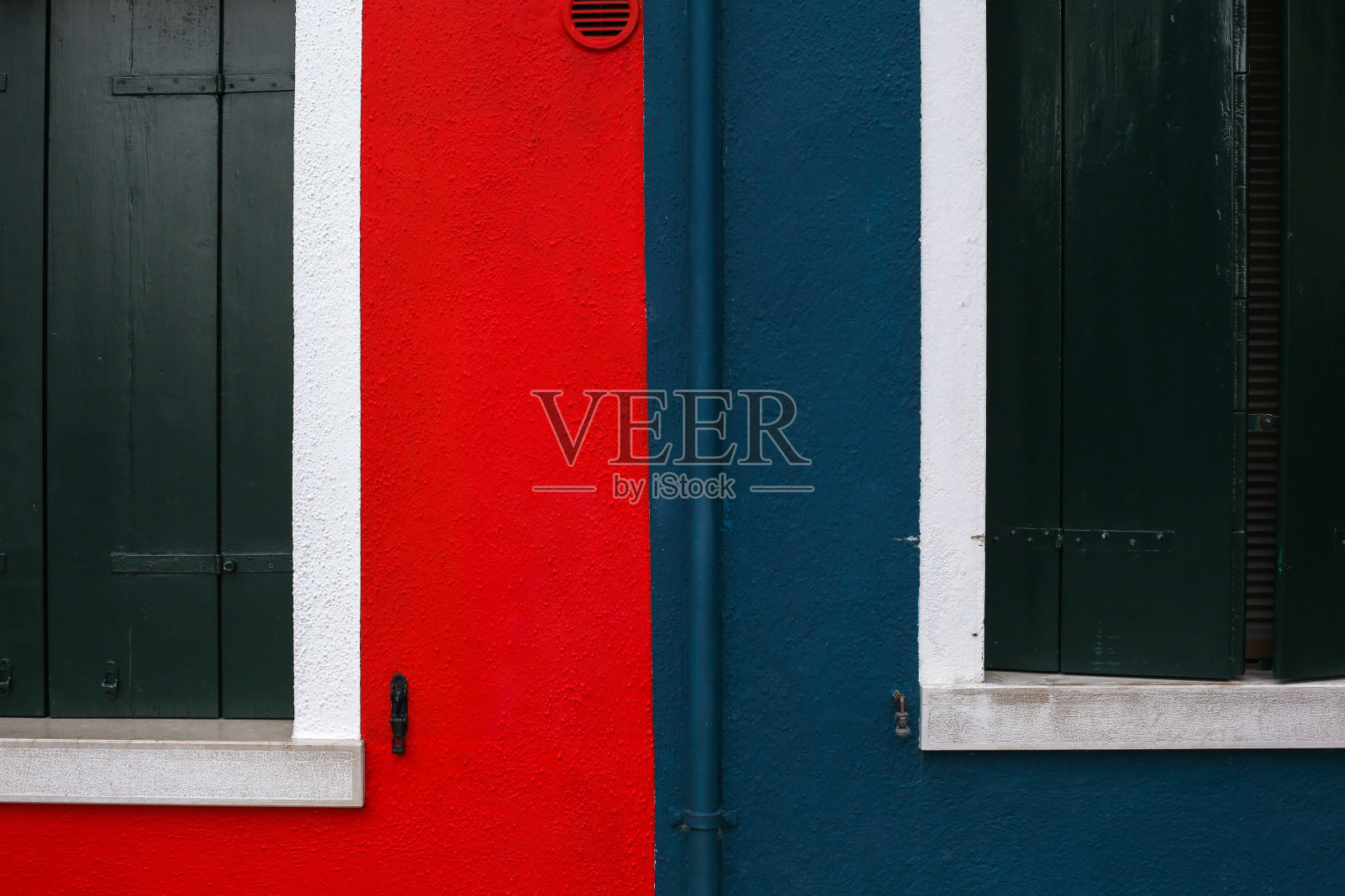 威尼斯的彩色房子照片摄影图片