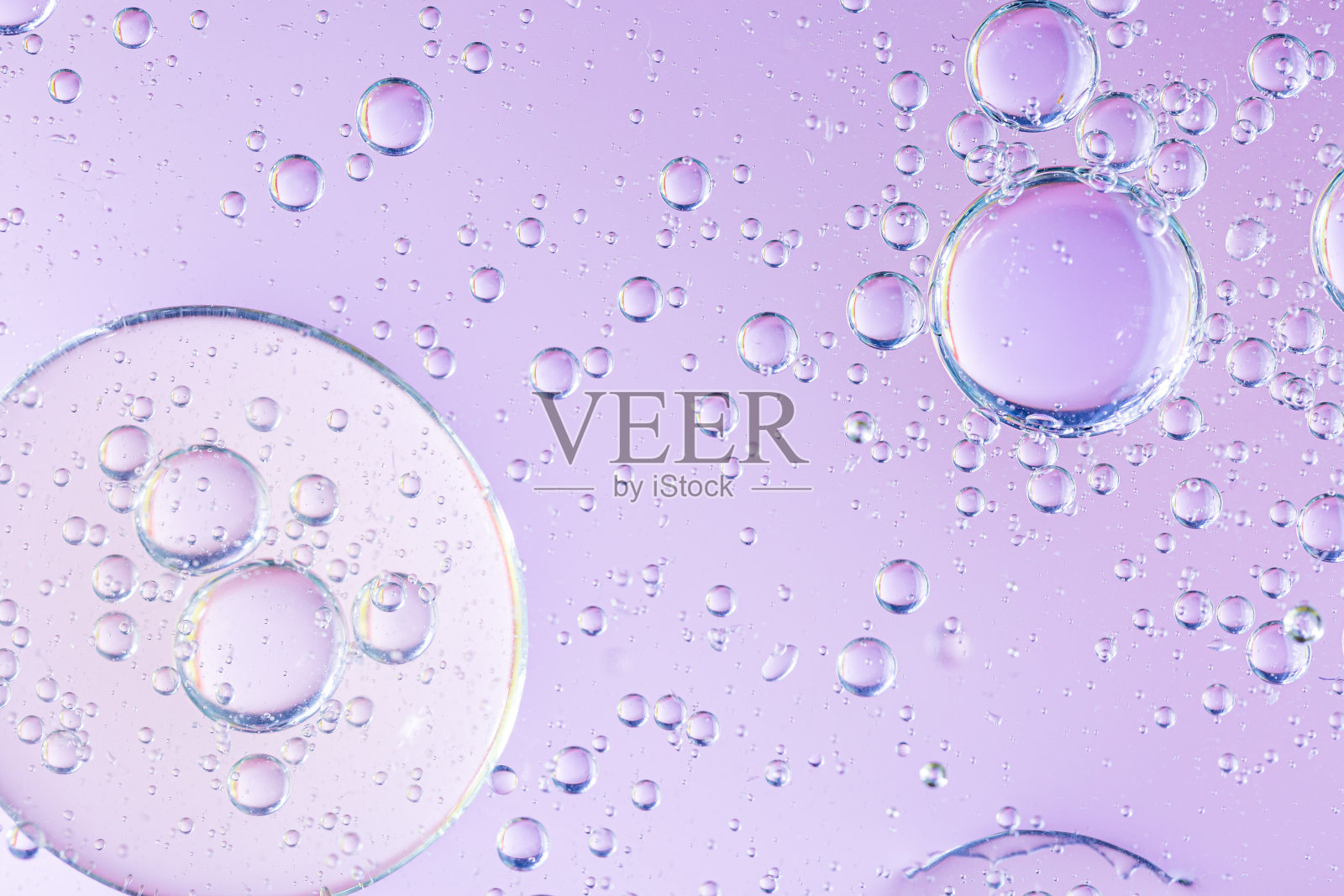 摘要分子sctructure。水泡沫。空气或分子的微距镜头。抽象的粉红色和橘红色背景。空间或行星抽象背景。有选择性的重点照片摄影图片