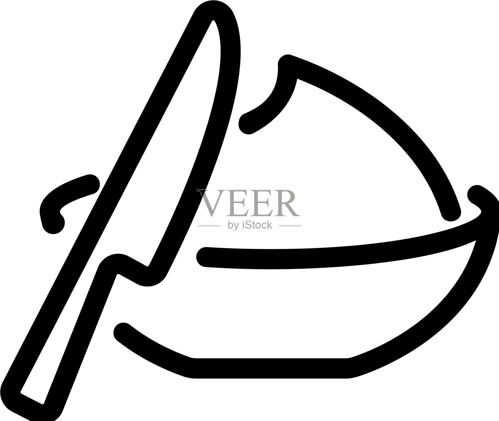 果仁奶油图标孤立的轮廓符号设计元素图片