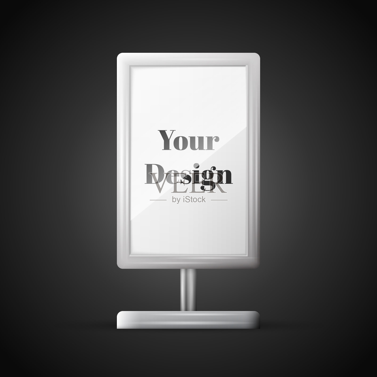 灰色背景下的文本特写镜头插画图片素材