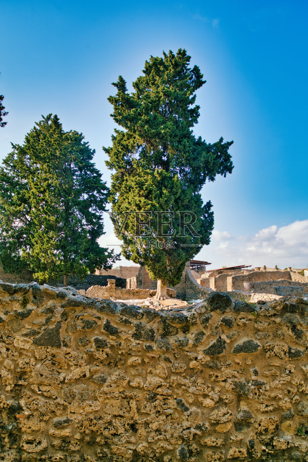 意大利庞贝古城遗址照片摄影图片