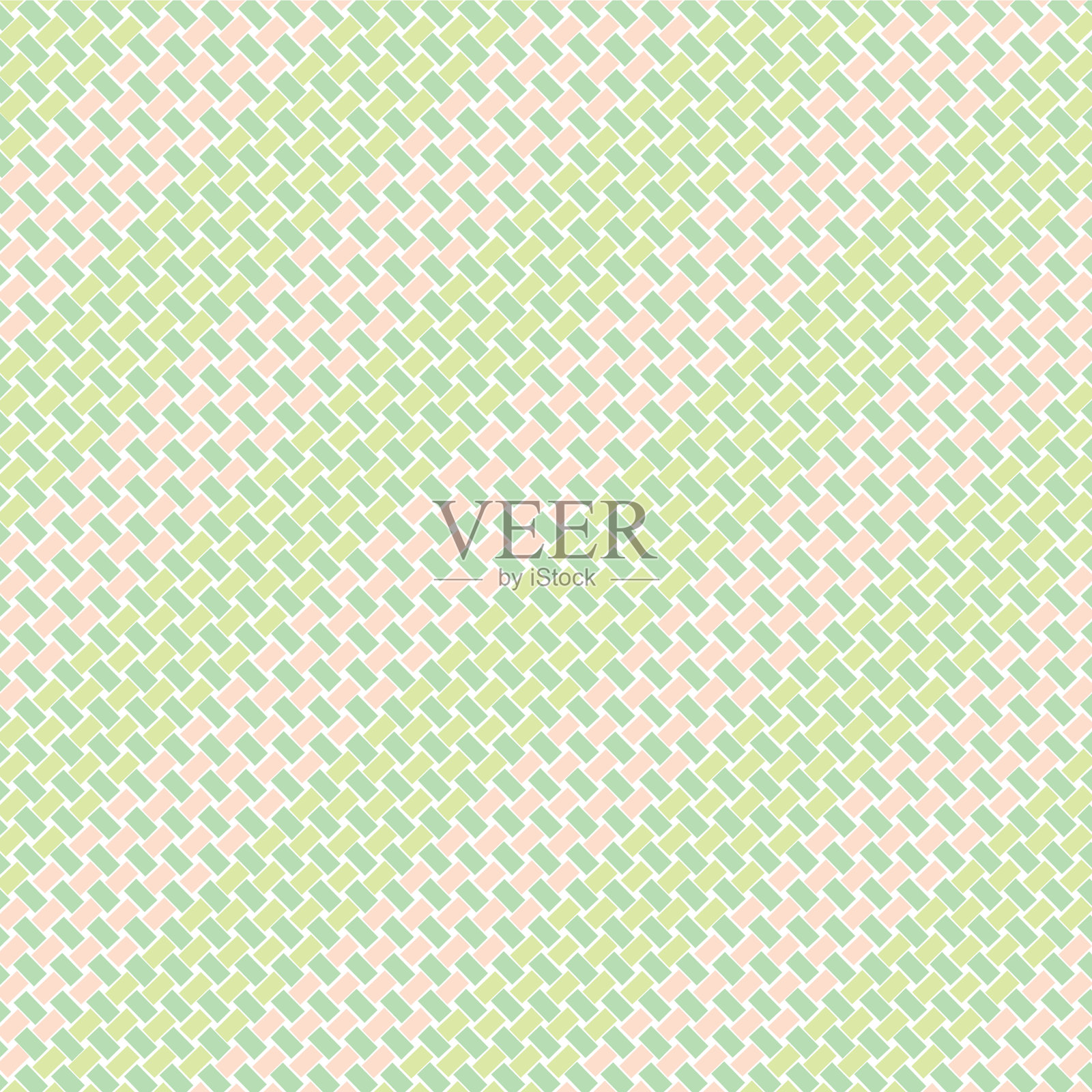 传统色彩缤纷的棕榈编织背景插画图片素材