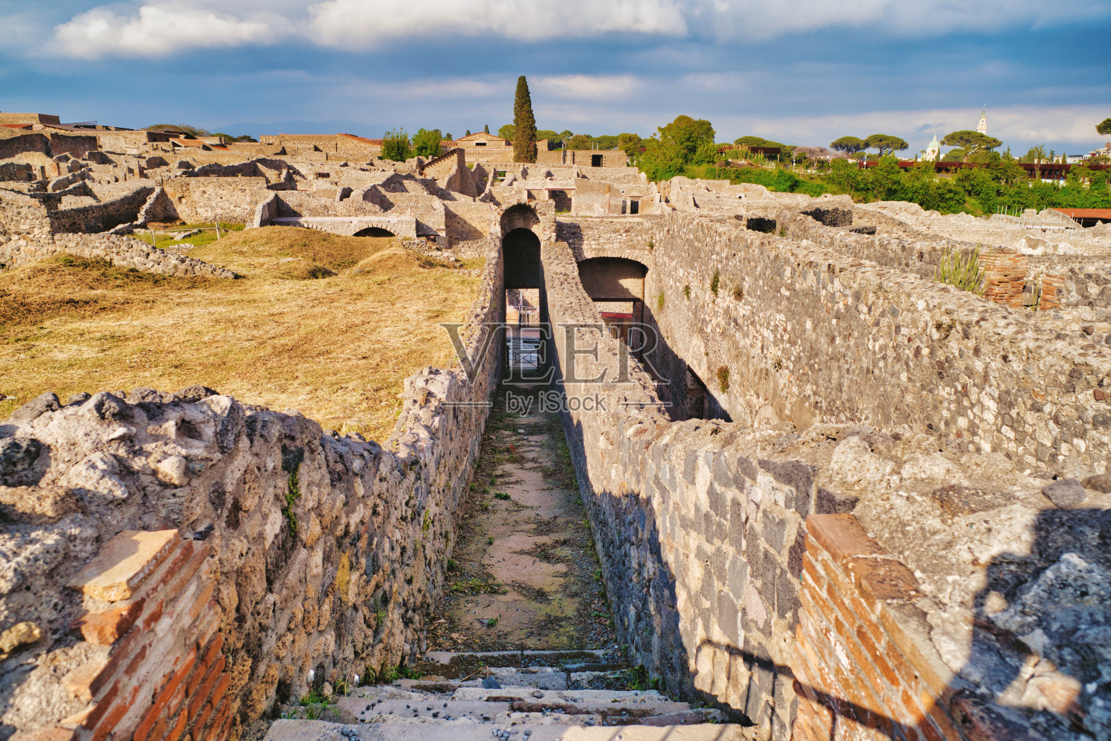 意大利庞贝古城遗址照片摄影图片