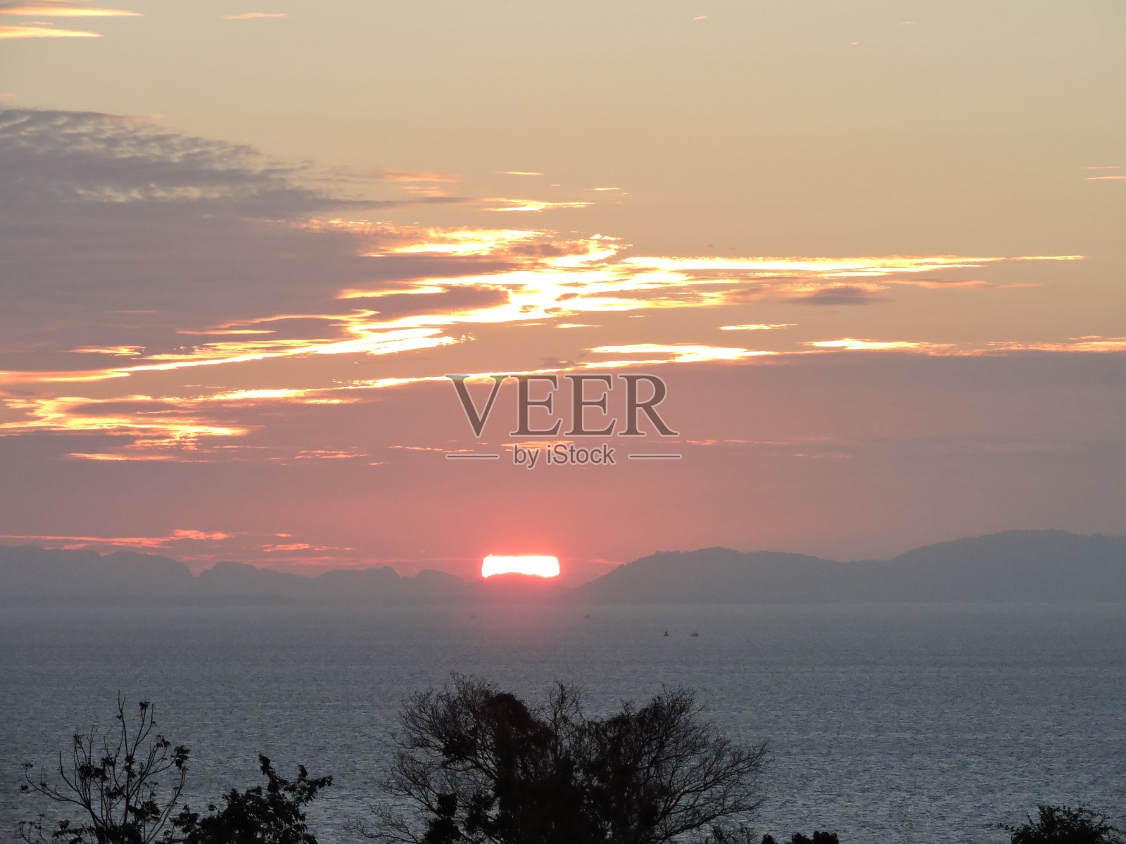 泰国的日出照片摄影图片