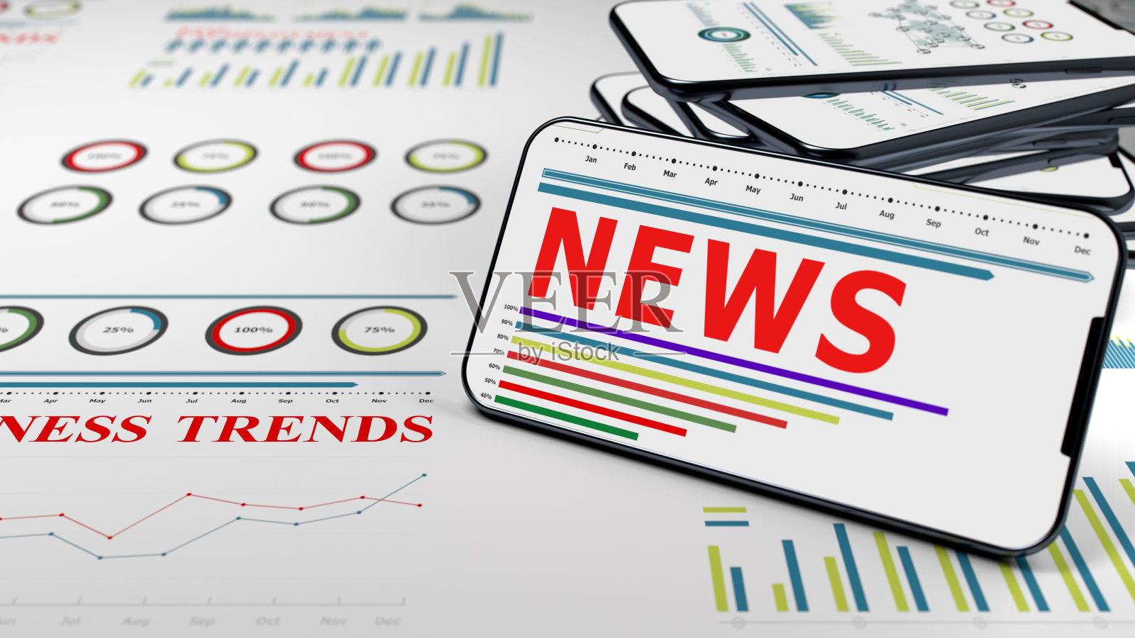 数字新闻概念照片摄影图片