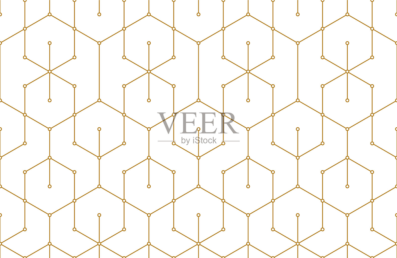 金线无缝图案设计元素图片