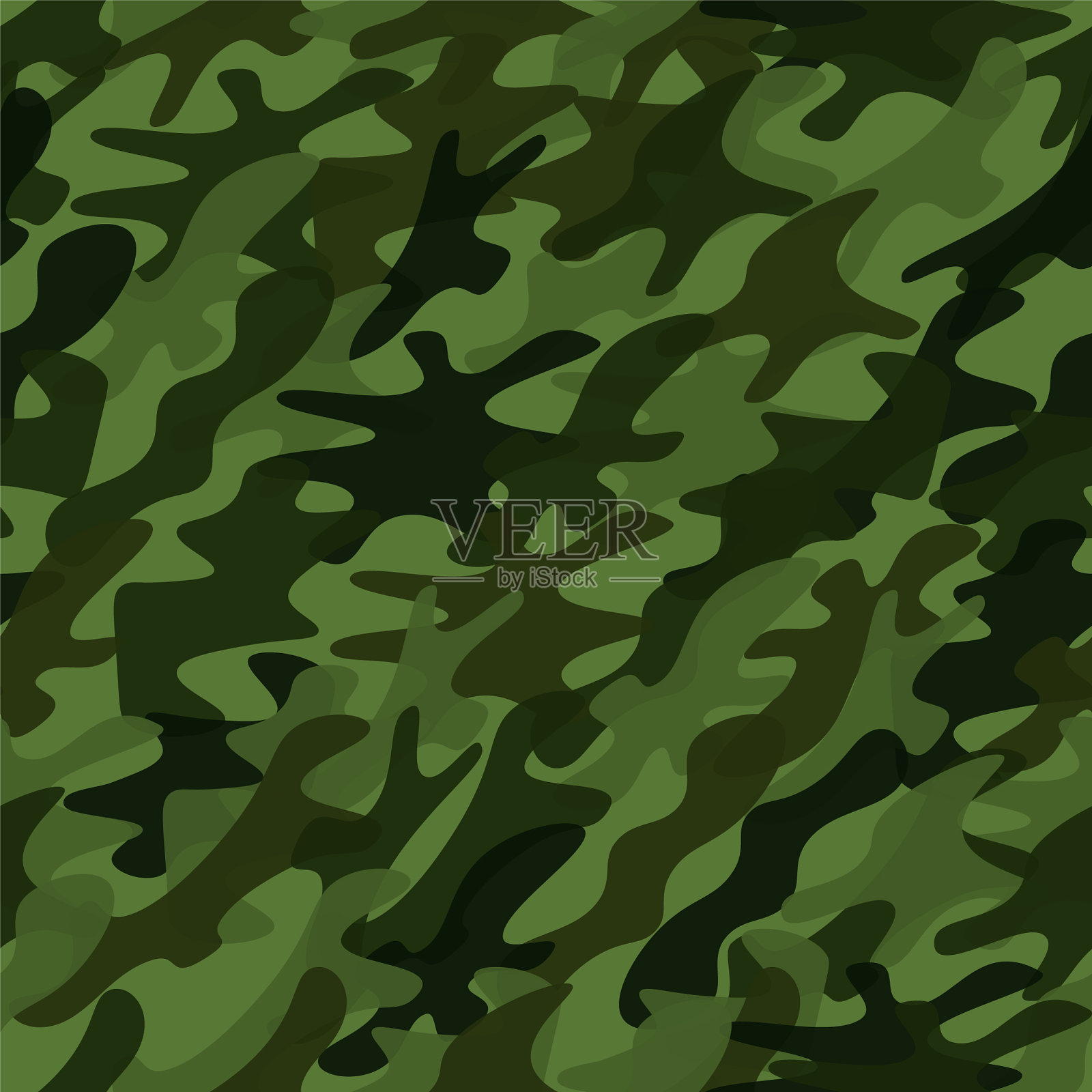 迷彩图案背景的经典服装插画图片素材