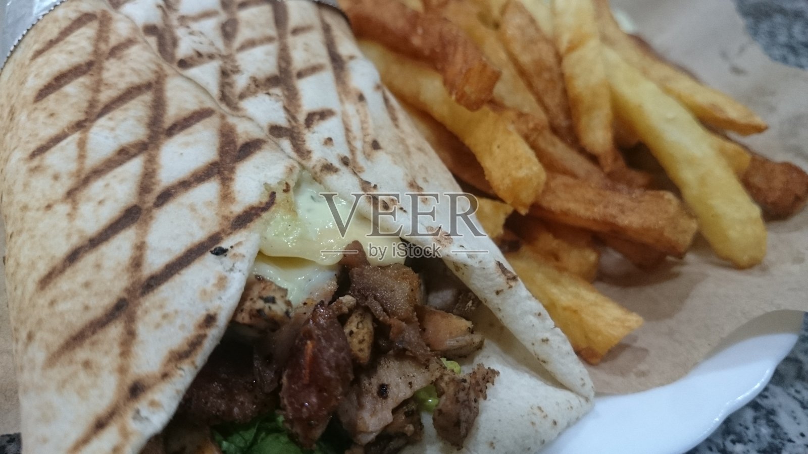 近距离观看美味的一餐照片摄影图片