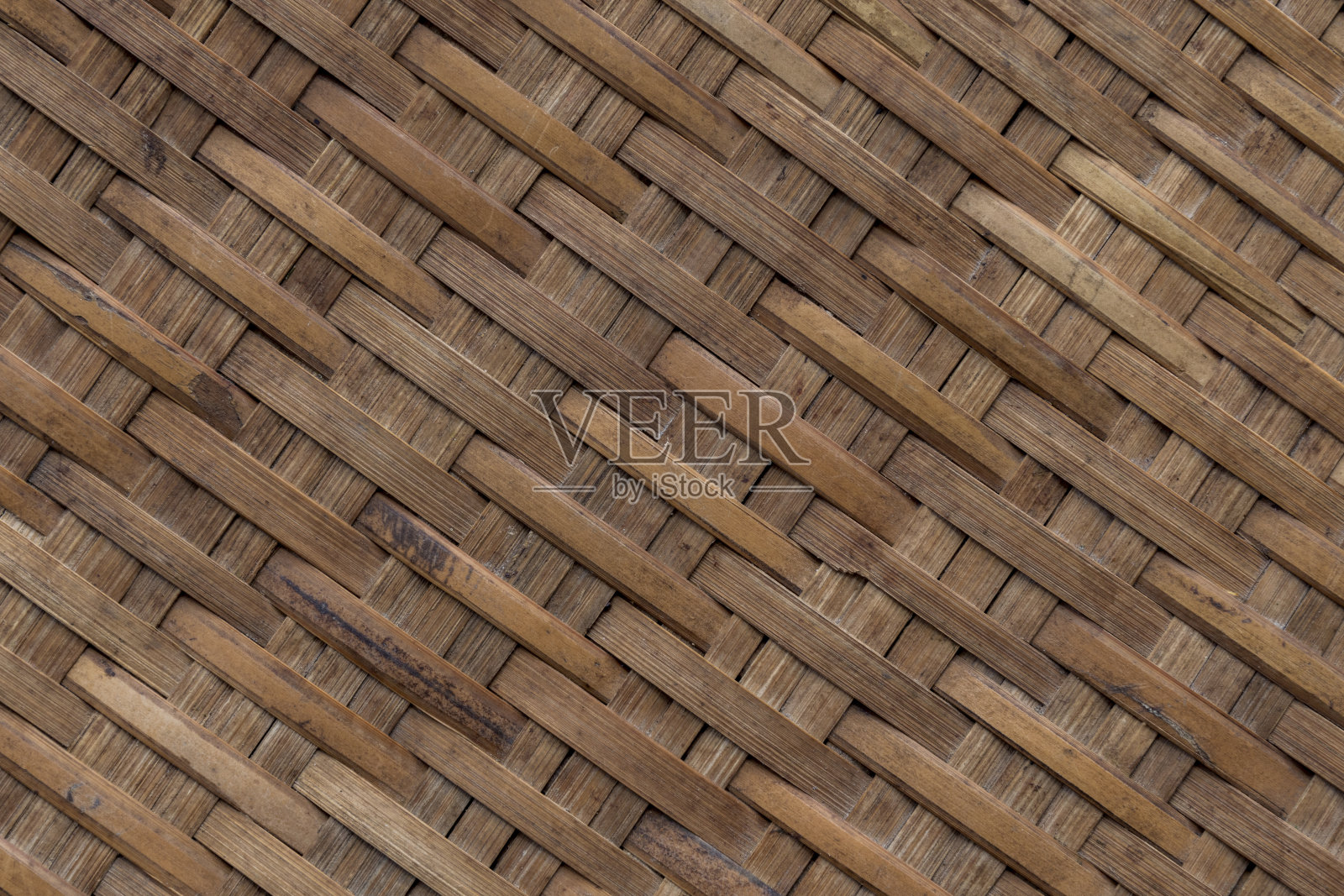 竹织纹理和背景。原生的风格。关闭俯视图照片摄影图片