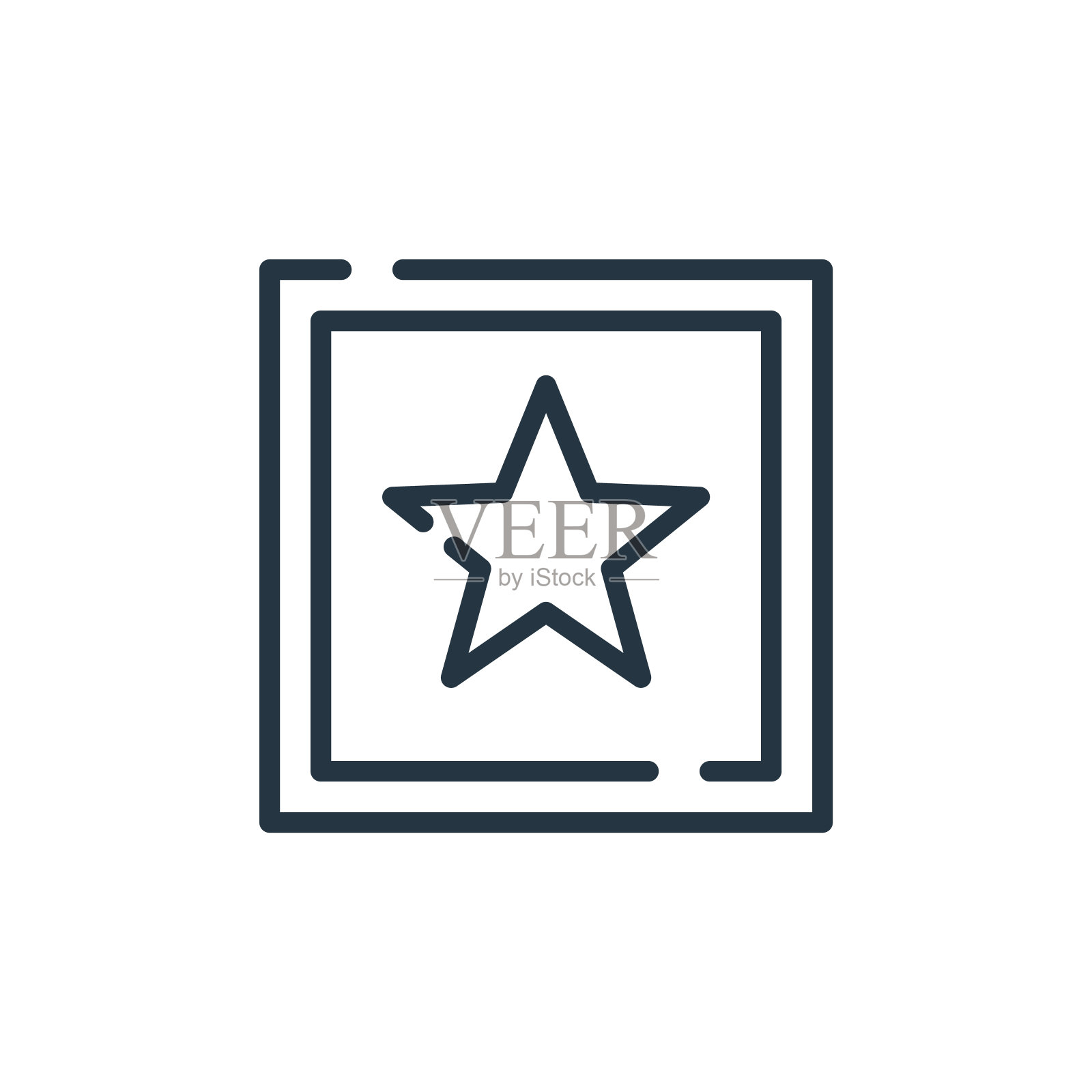 明星矢量图标。星可编辑的中风。星形线性符号用于网页和移动应用程序,标志,印刷媒体。细线说明。矢量孤立轮廓绘制。图标素材