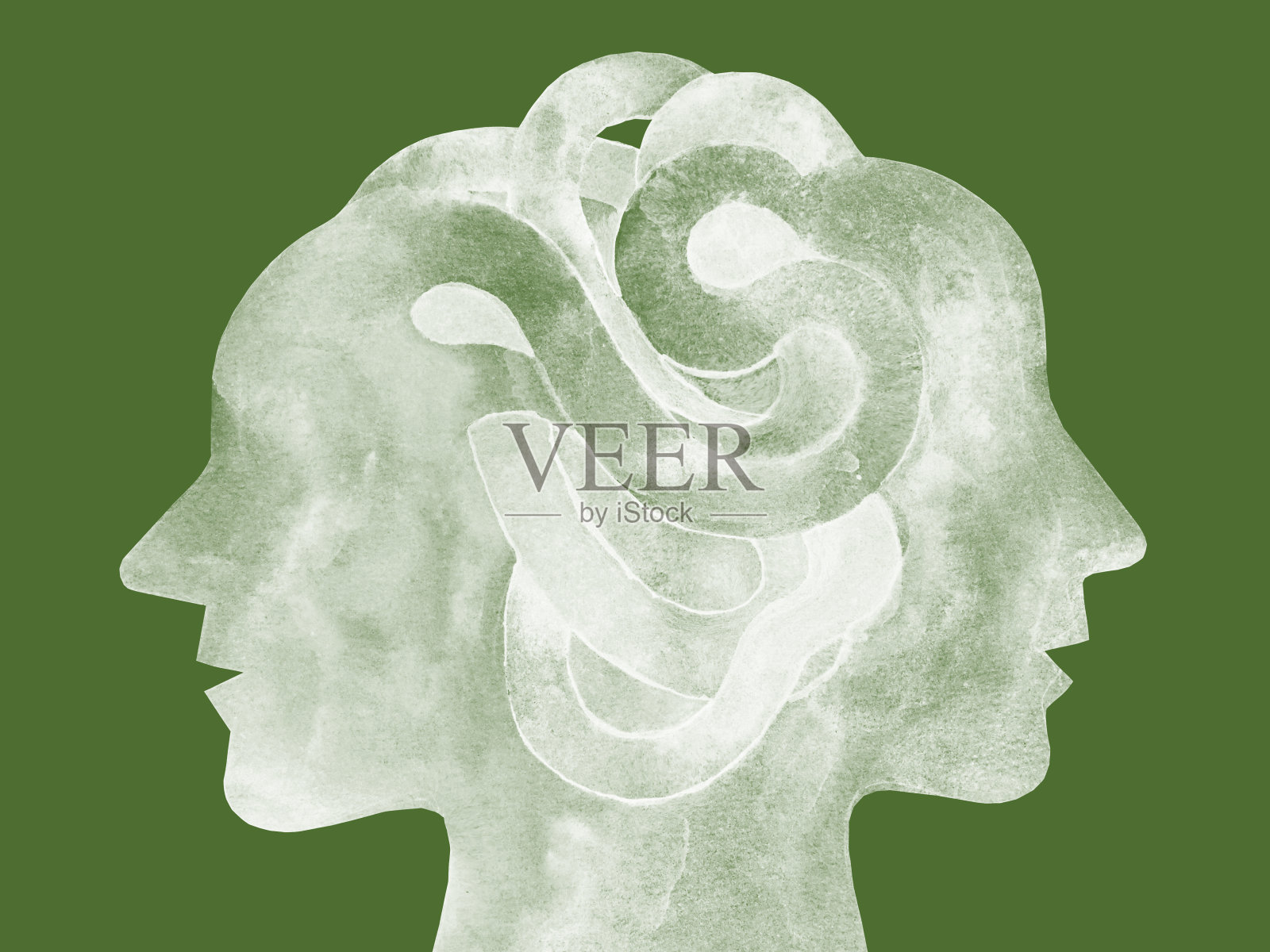 同理心,心灵感应插画图片素材