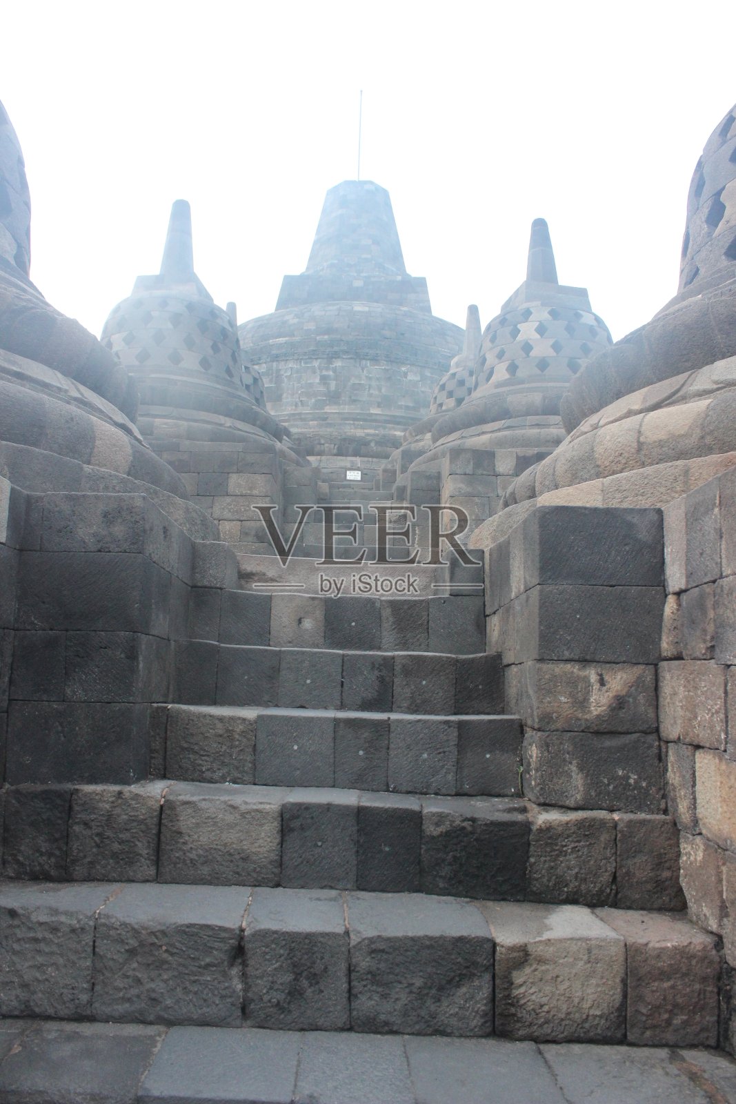 印度尼西亚爪哇省博罗布杜尔。照片摄影图片