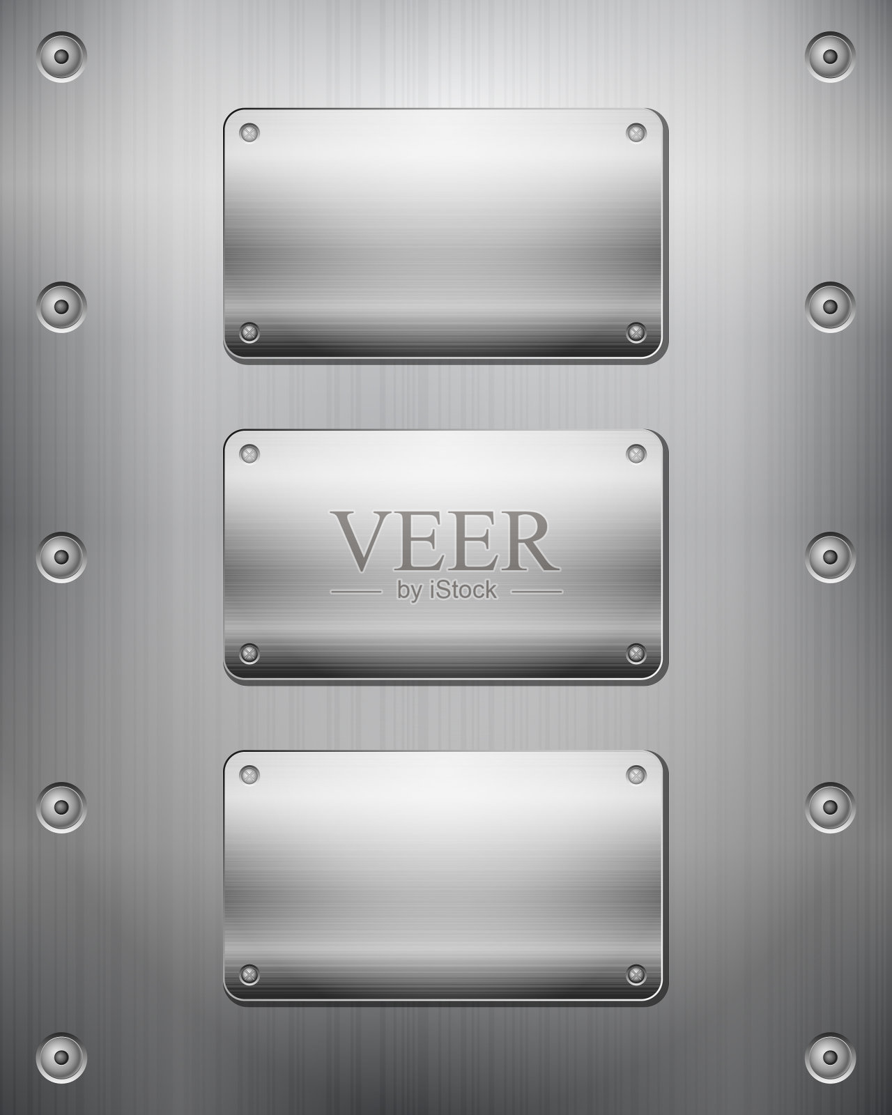 金属背景和板材插画图片素材