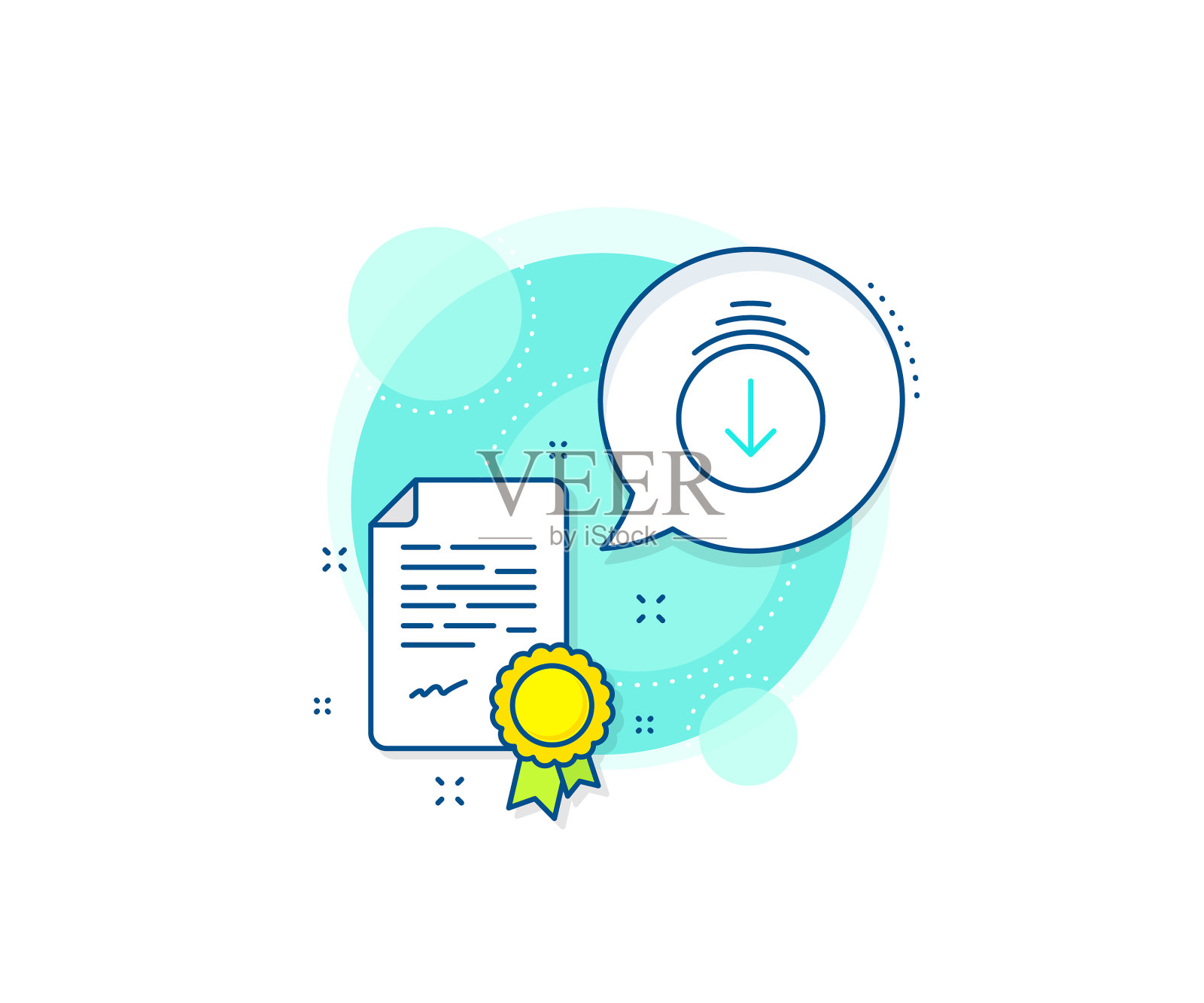 向下滚动箭头线图标滚动屏幕标志设计元素图片