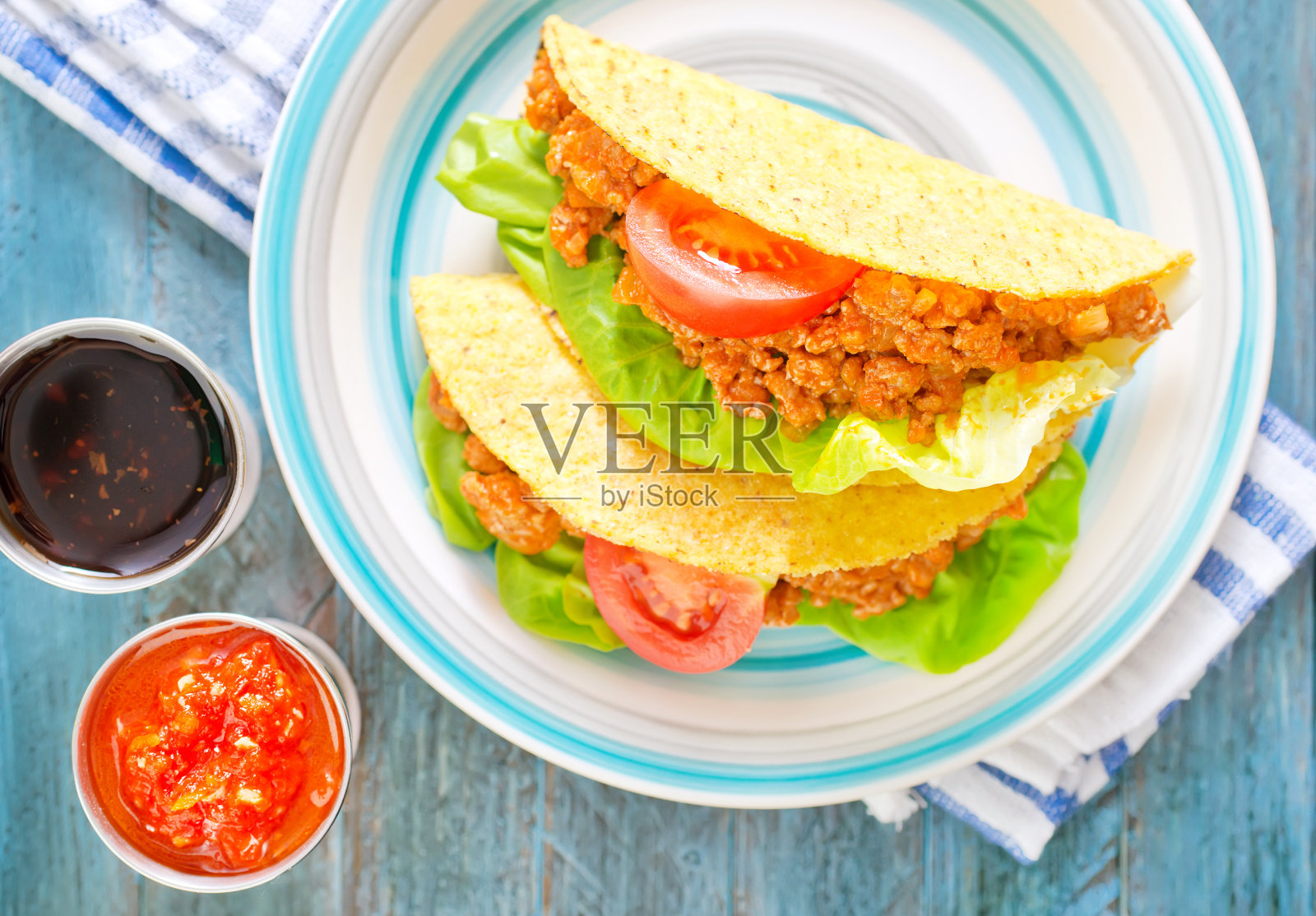 炸玉米饼照片摄影图片