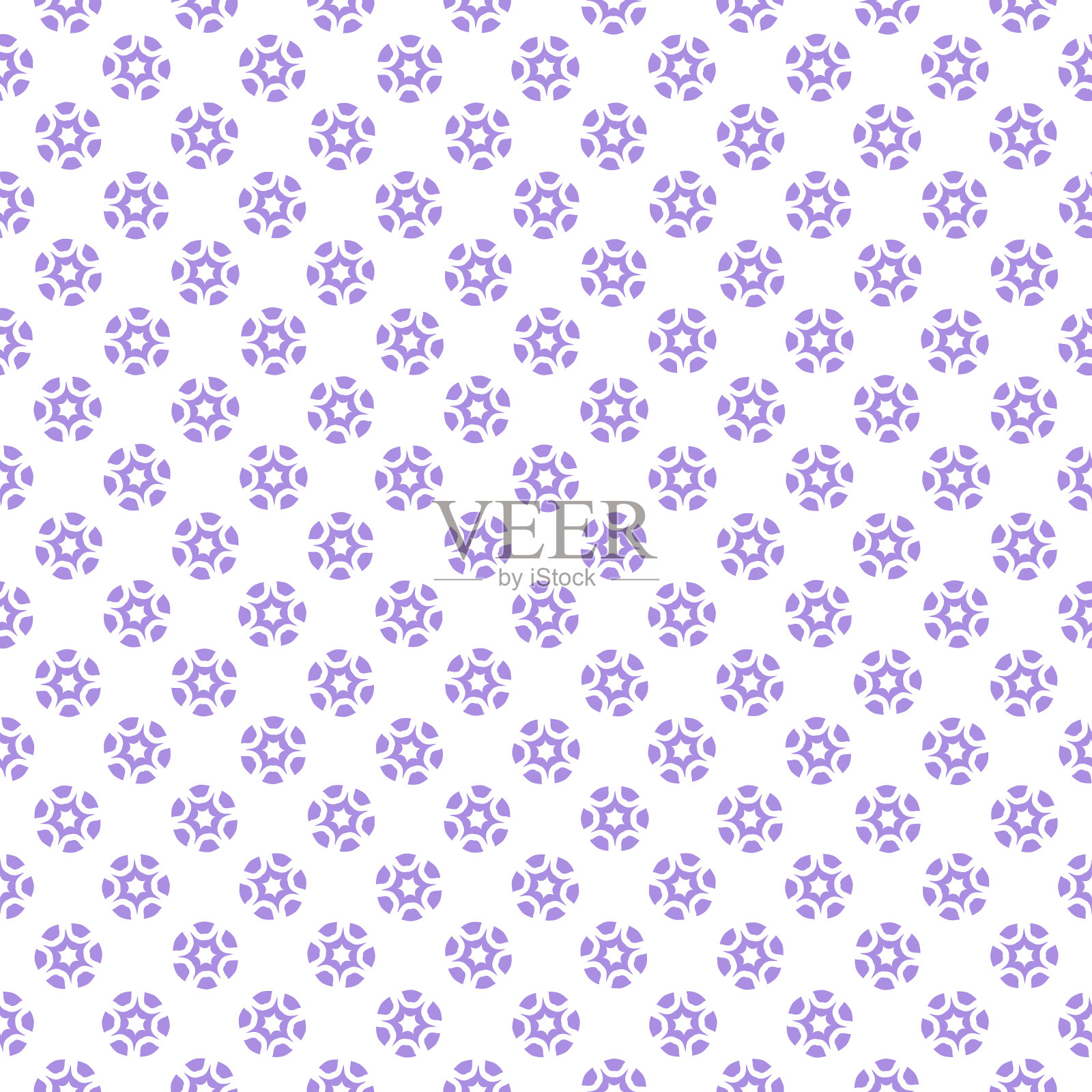 简单的无缝图案与装饰元素。美丽的背景时尚印花或包装纸。插画图片素材