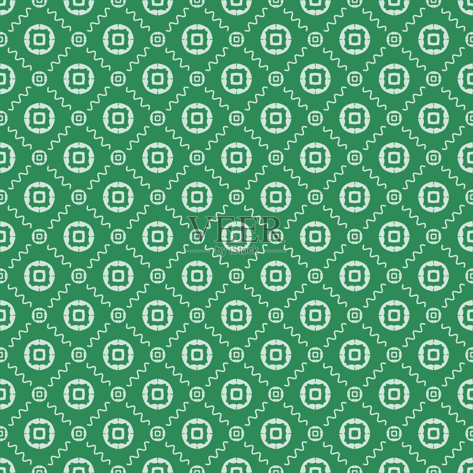 简单的无缝图案与装饰元素。美丽的背景时尚印花或包装纸。插画图片素材