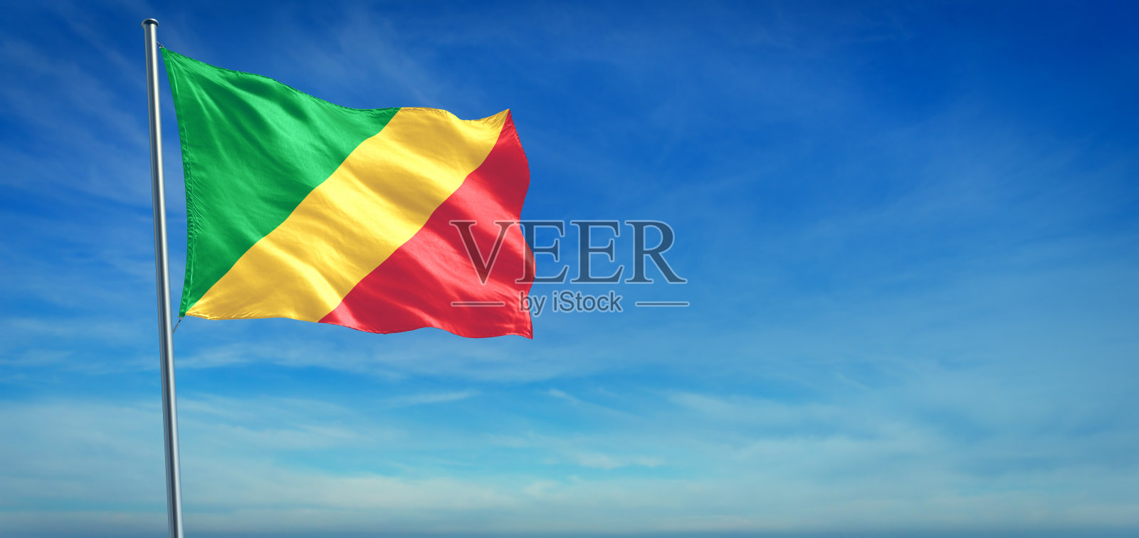 刚果国旗照片摄影图片