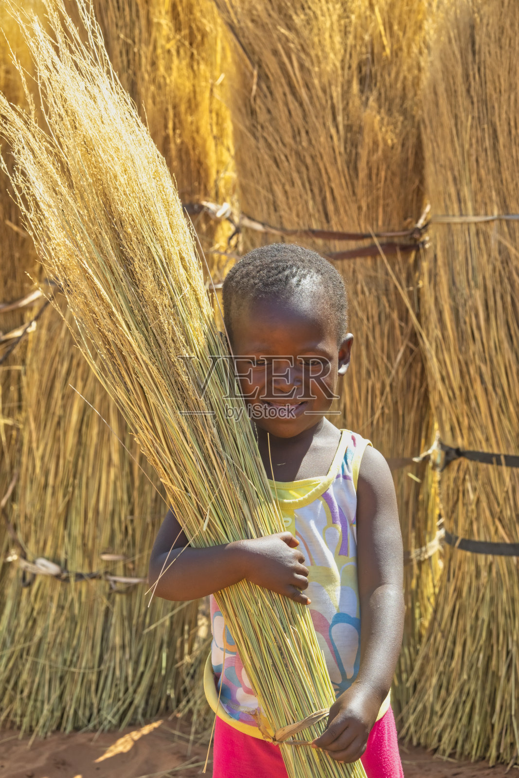 非洲女孩照片摄影图片