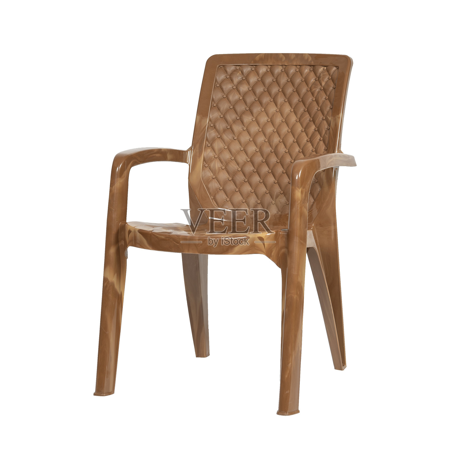 白色背景的塑料家具、椅子、桌子、凳子照片摄影图片