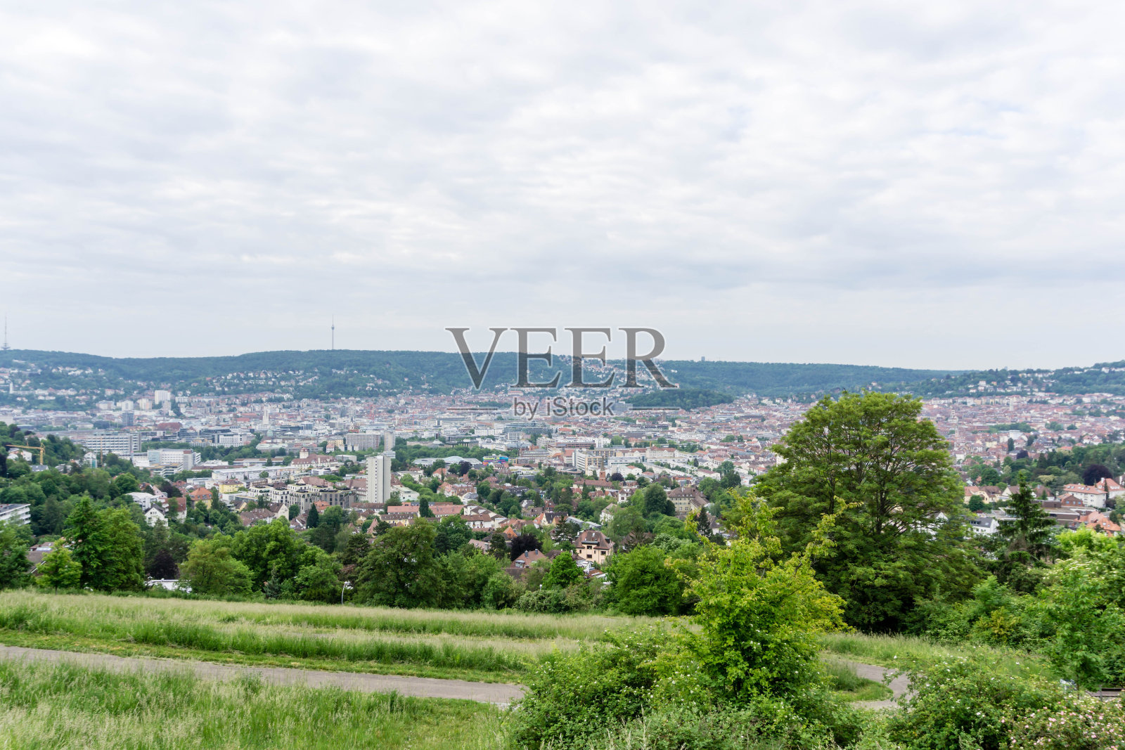 德国斯图加特全景照片摄影图片