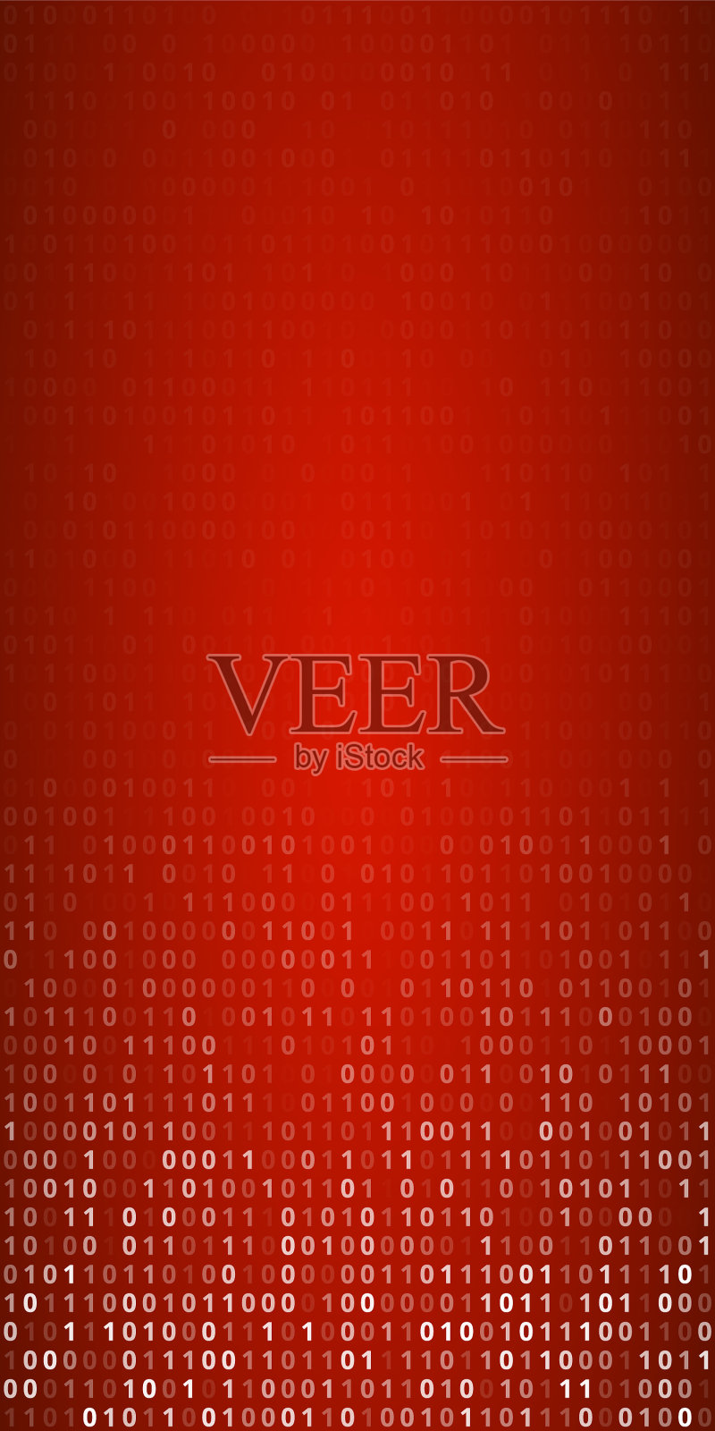 二进制代码的屏幕插画图片素材