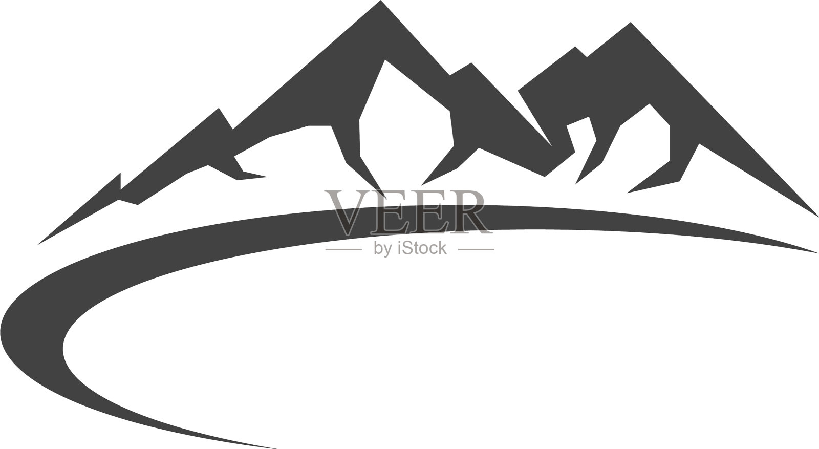 山图标标识设计元素图片