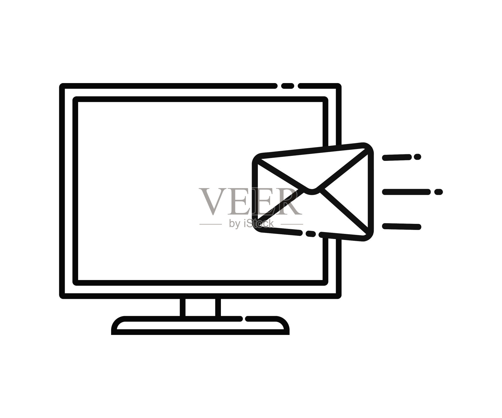 计算机行图标与应用程序插画图片素材