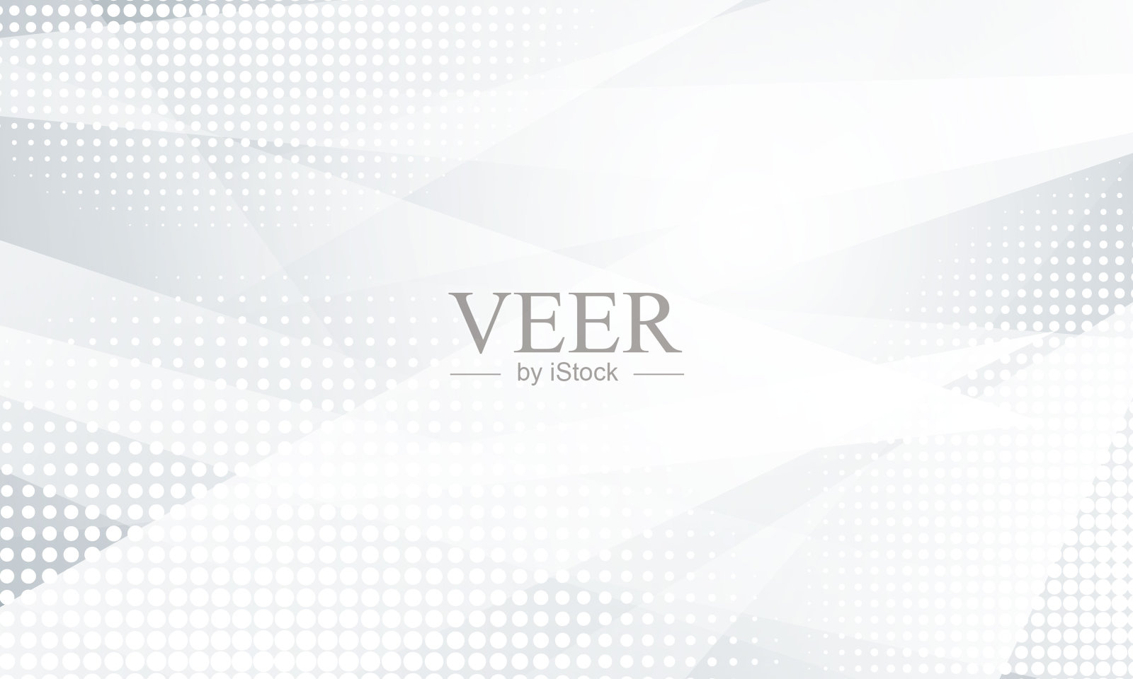 抽象的灰白色背景海报与动态波浪。技术网络矢量图。插画图片素材