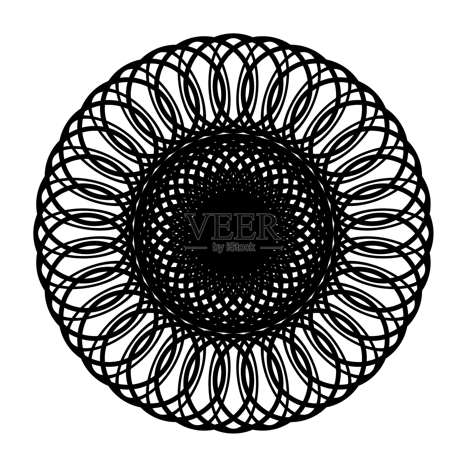 设计单色装饰圆元素设计元素图片