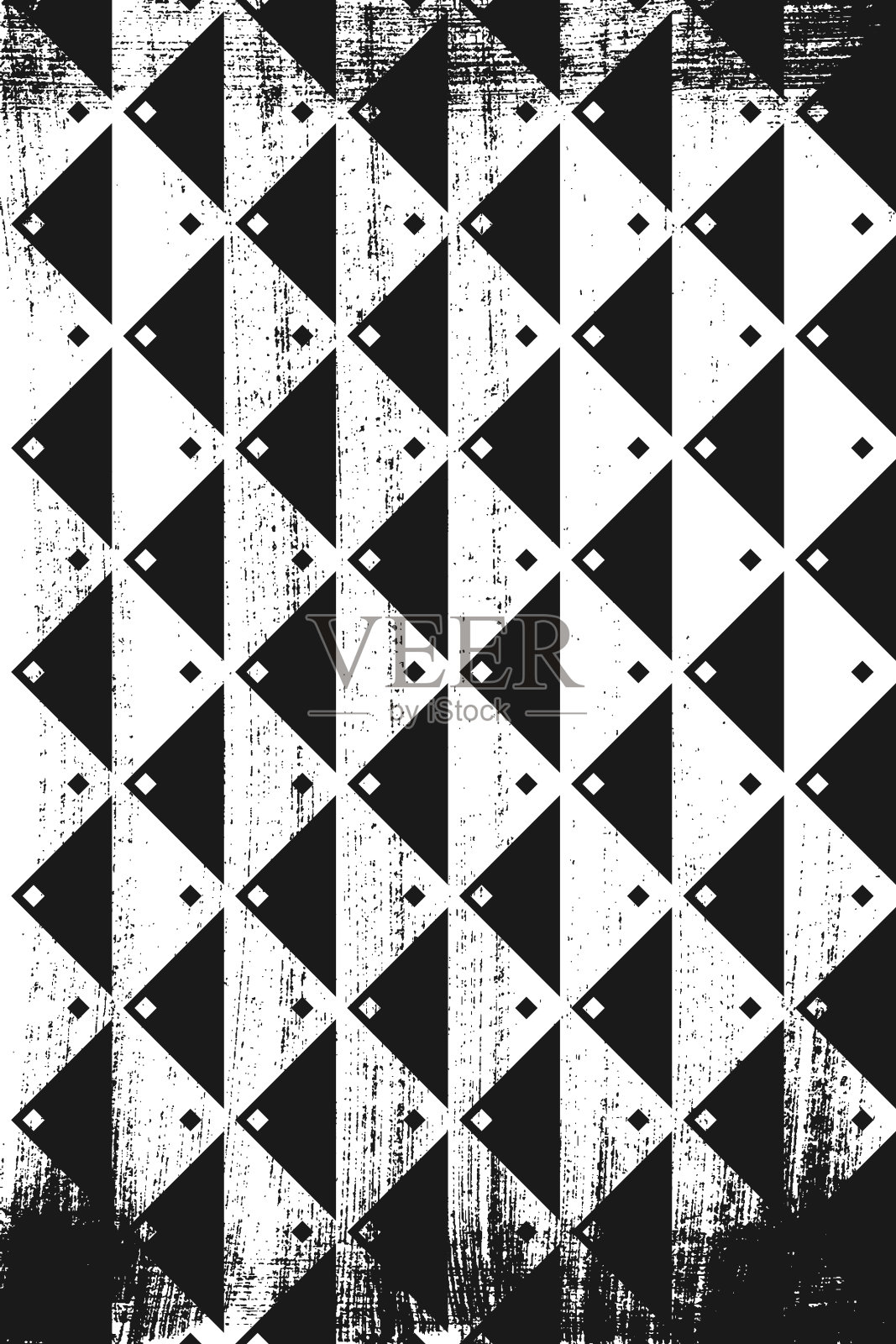 垃圾抽象几何图案插画图片素材